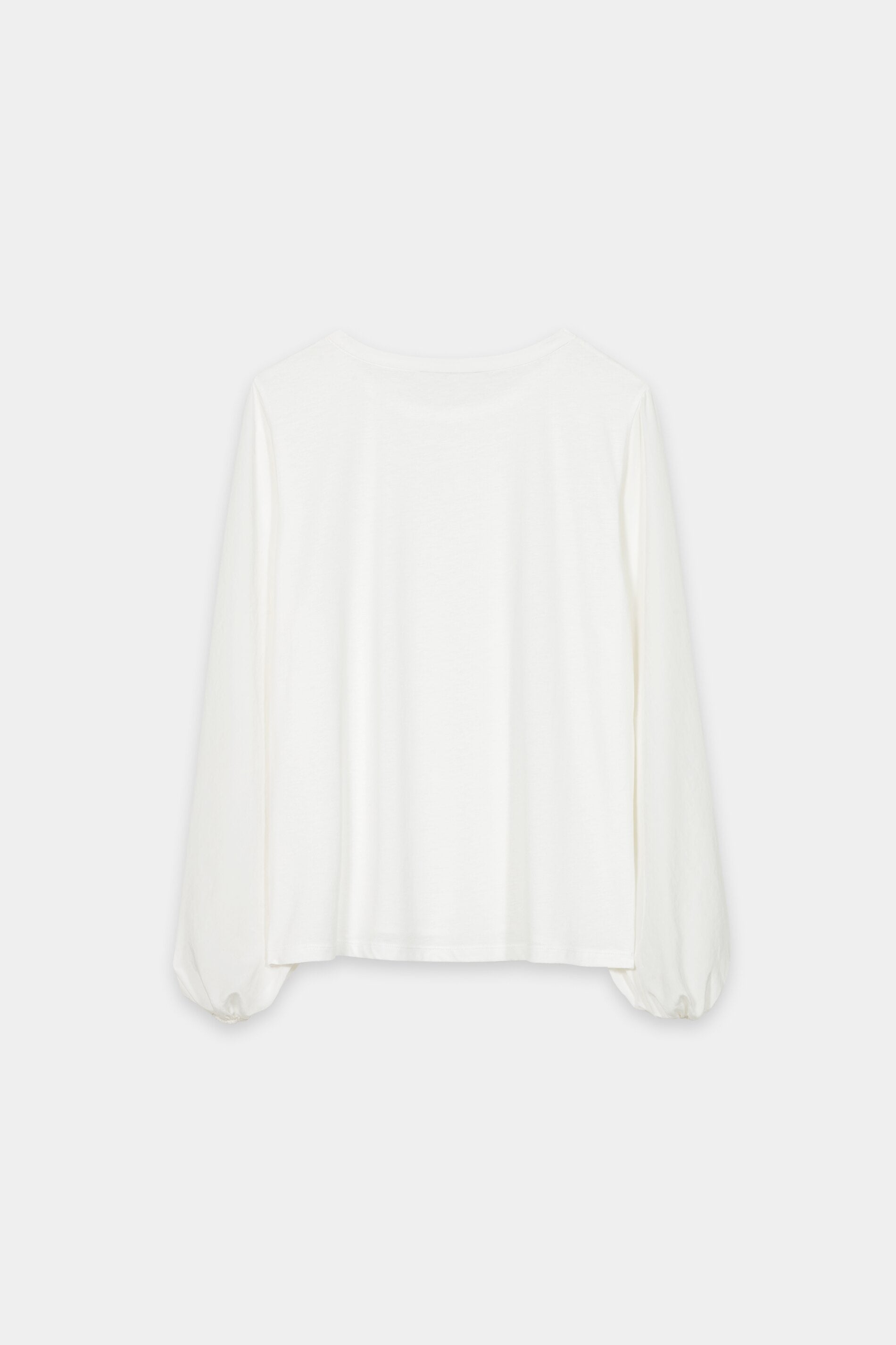 Langarm-Shirt mit Patch - off-white - Standard | Artikel Rück