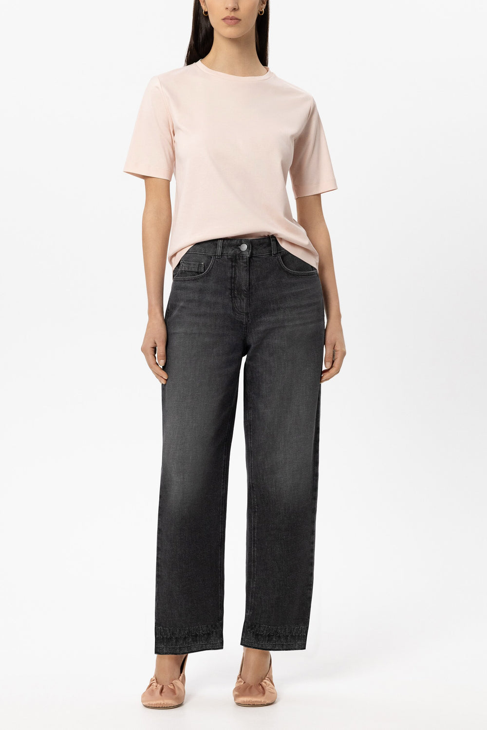 T-Shirt aus Organic-Cotton - powder - Standard
