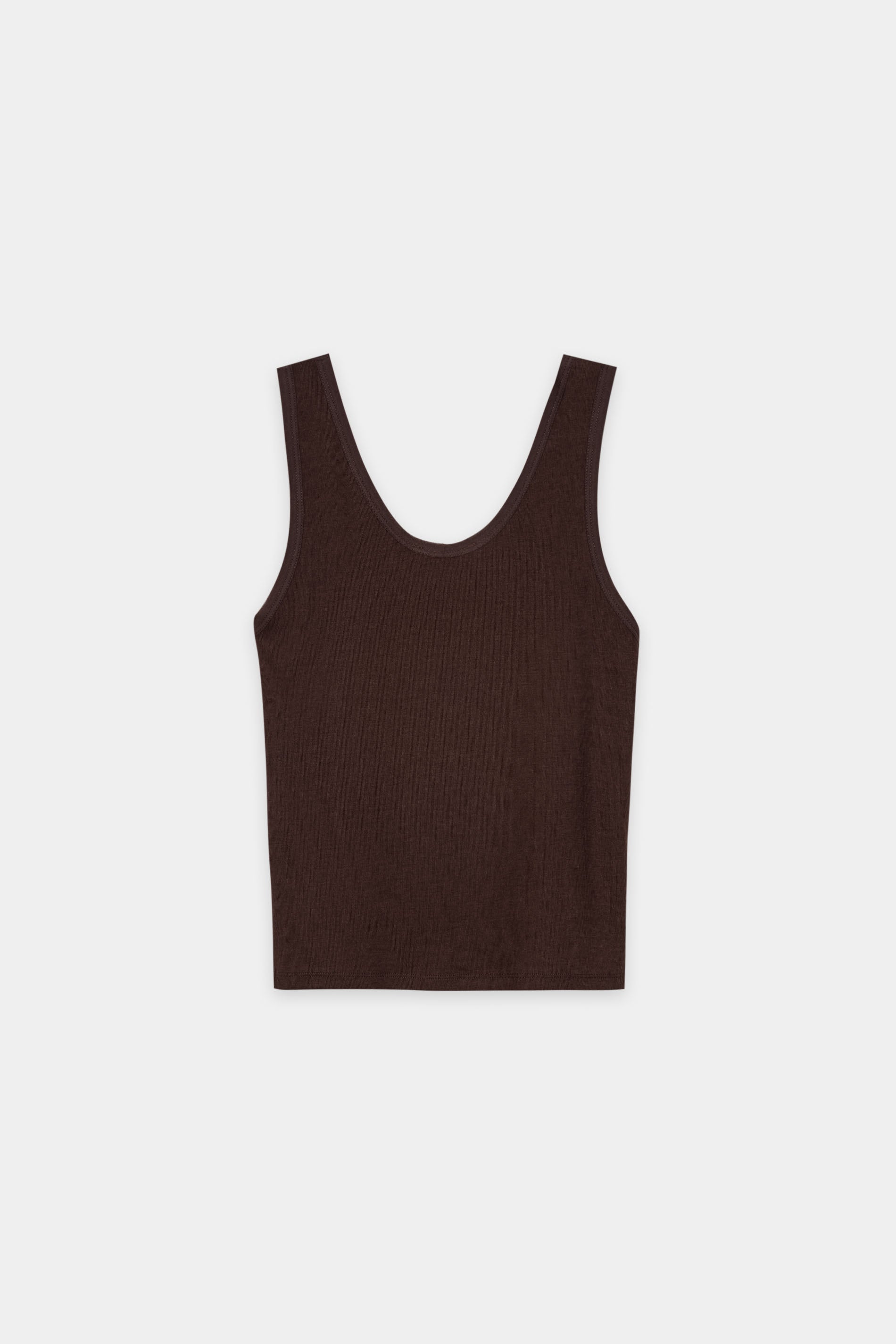 Ripp-Tanktop - marone - Standard | Artikel Rück