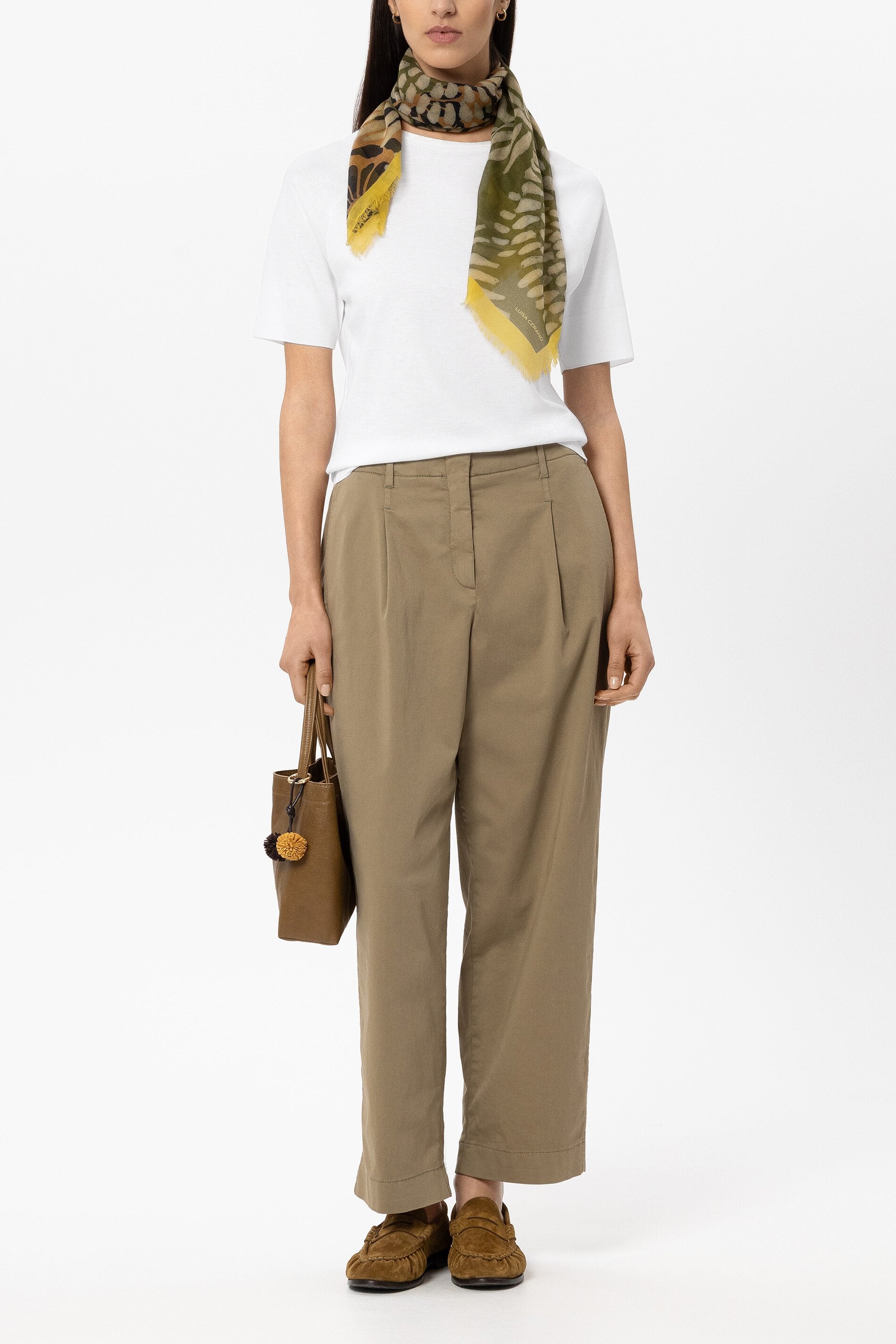 Shirt aus Baumwoll-Mix - white - Standard | Model Front