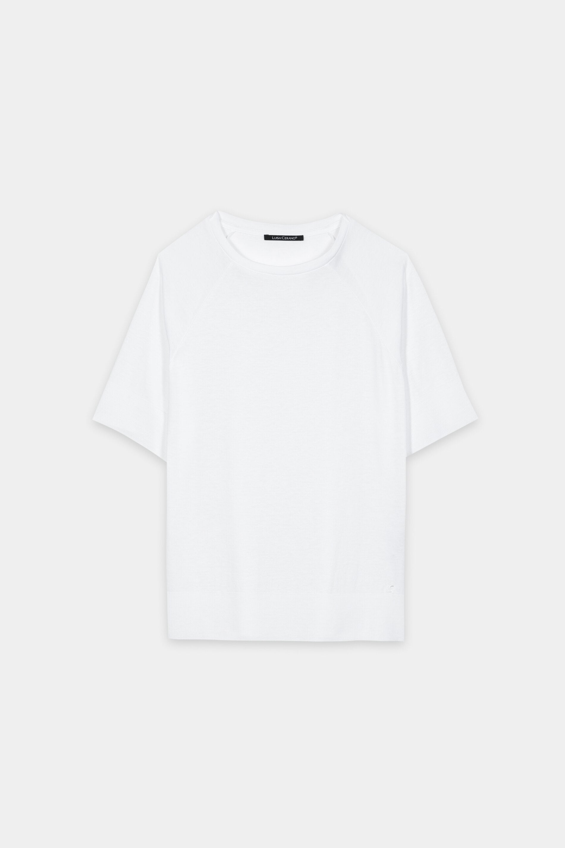 Shirt aus Baumwoll-Mix - white - Standard | Artikel Front