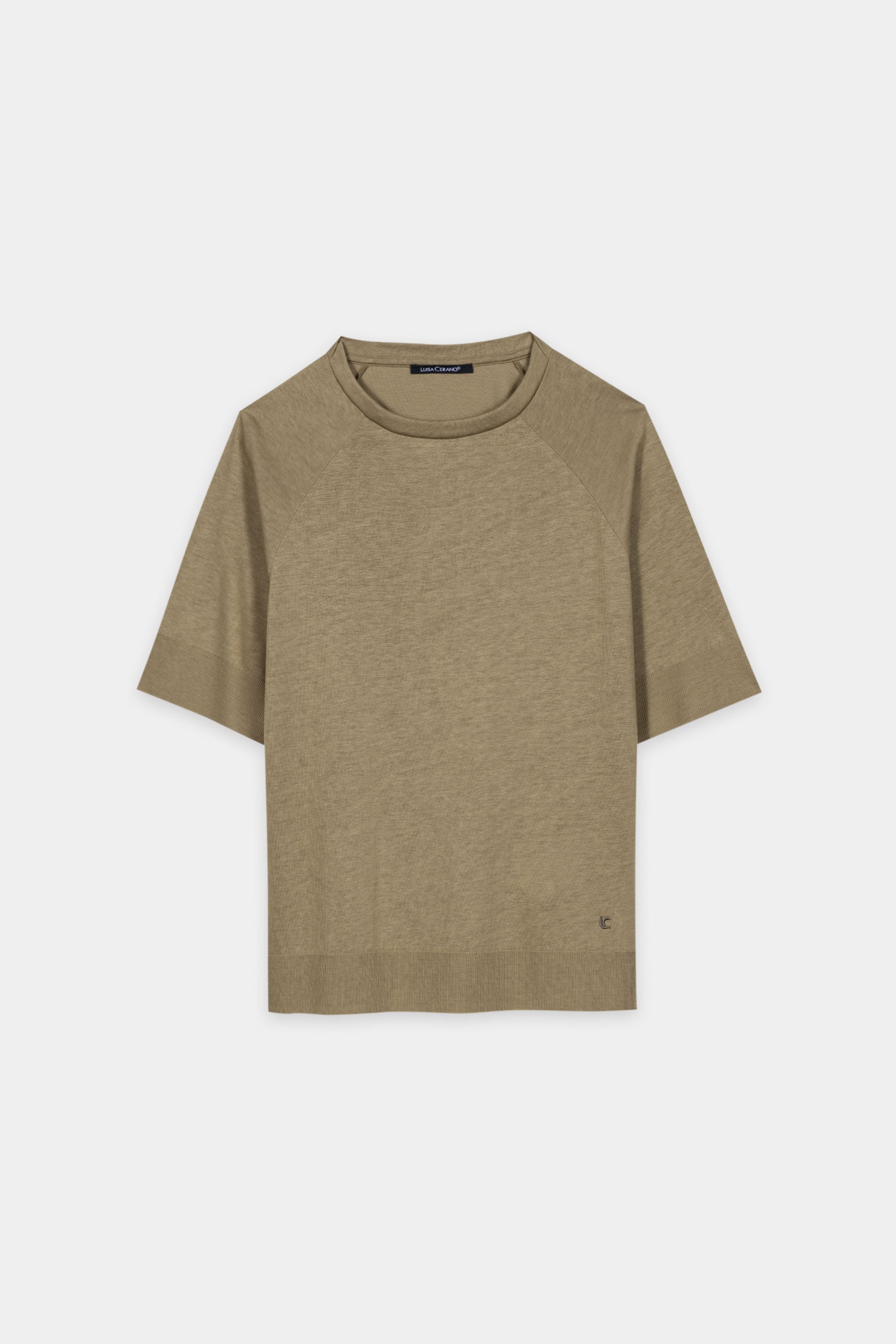 Shirt aus Baumwoll-Mix - salbei - Standard | Artikel Front
