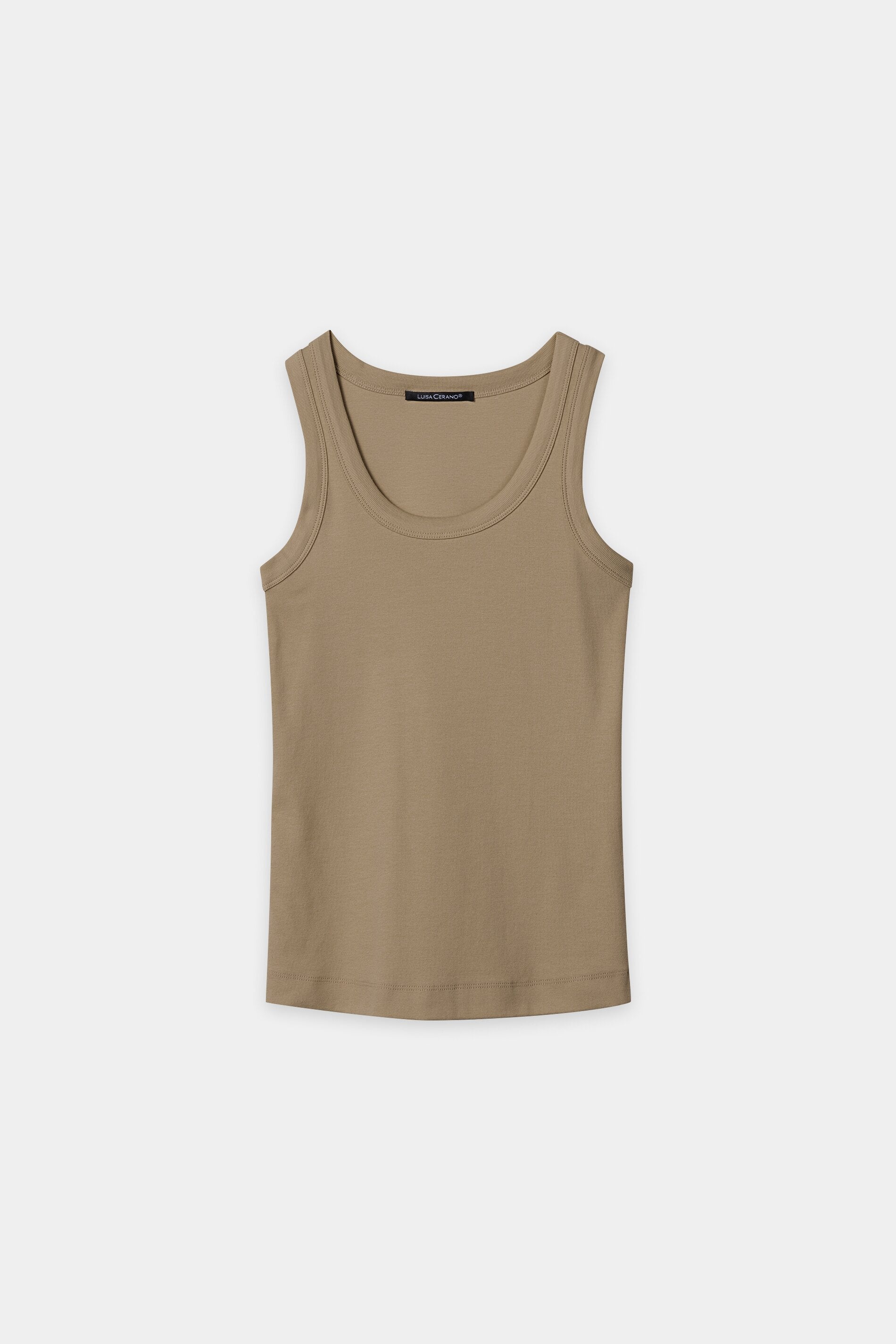 Ripp-Tanktop - salbei - Standard | Artikel Front