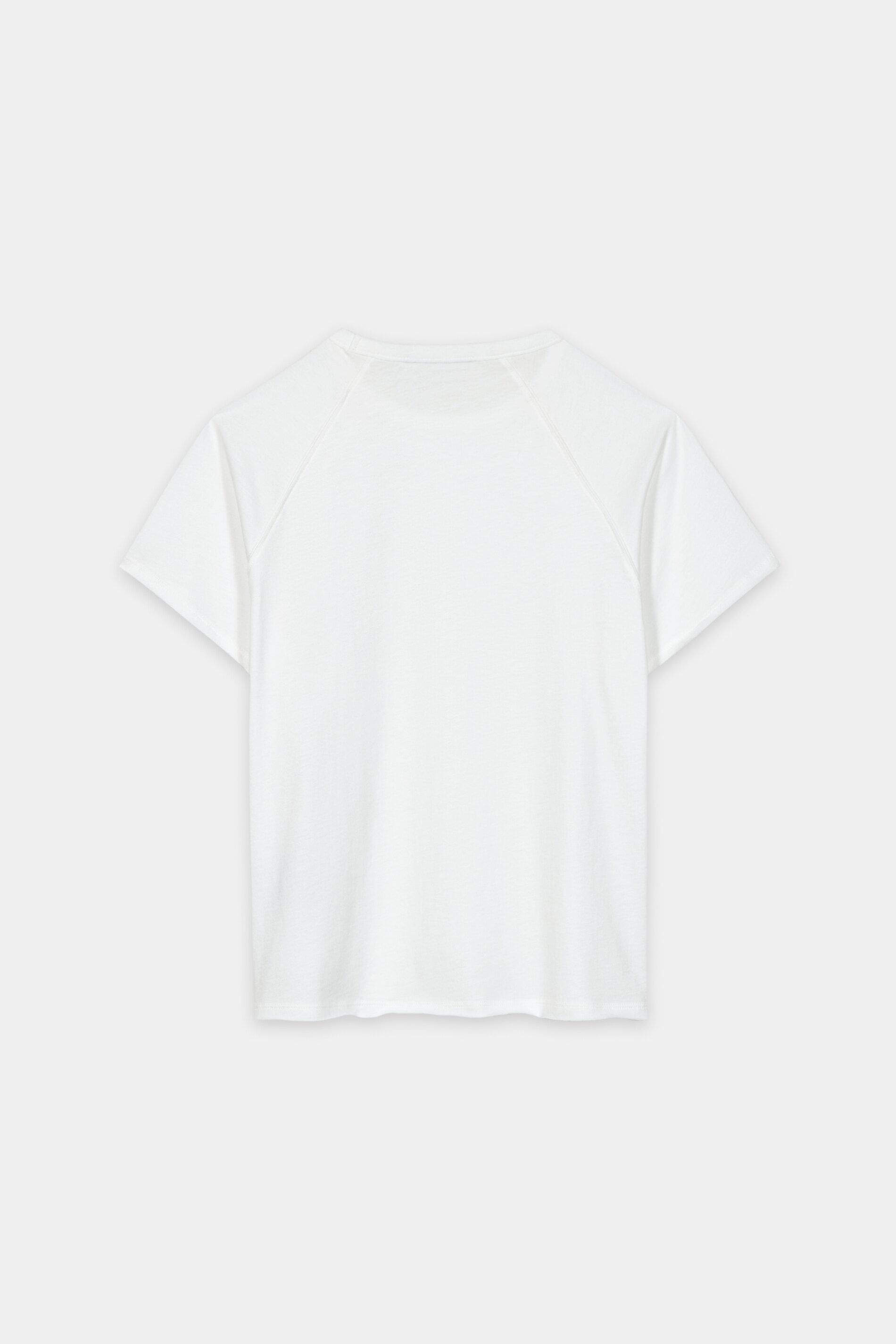 T-Shirt mit Schmucksteinen - off-white - Standard | Artikel Rück