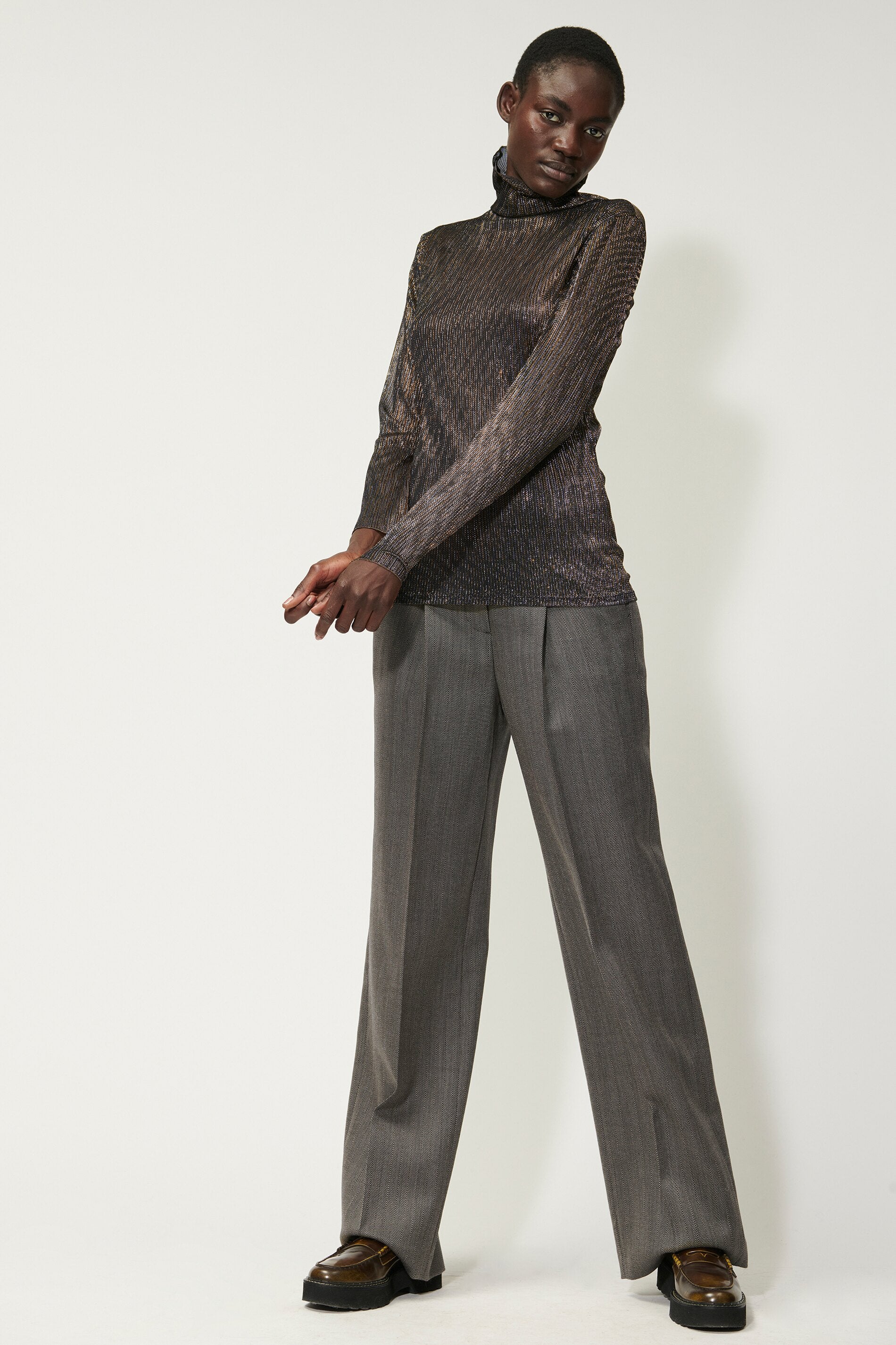 Lamé-Shirtrolli - the lame fancy - Standard | Model Front