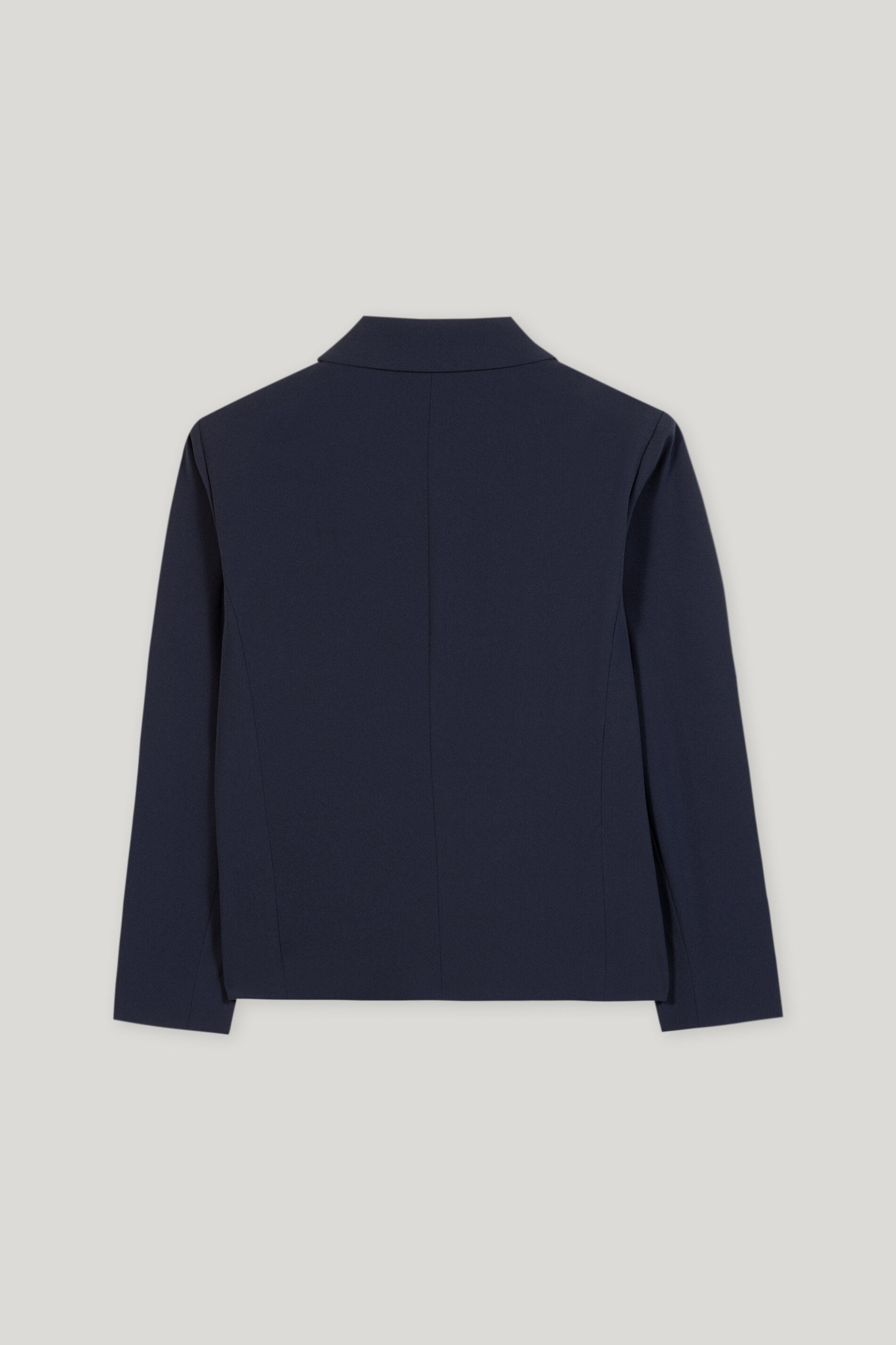 Blazer aus Techno-Sablé - dark navy - Standard | Artikel Rück