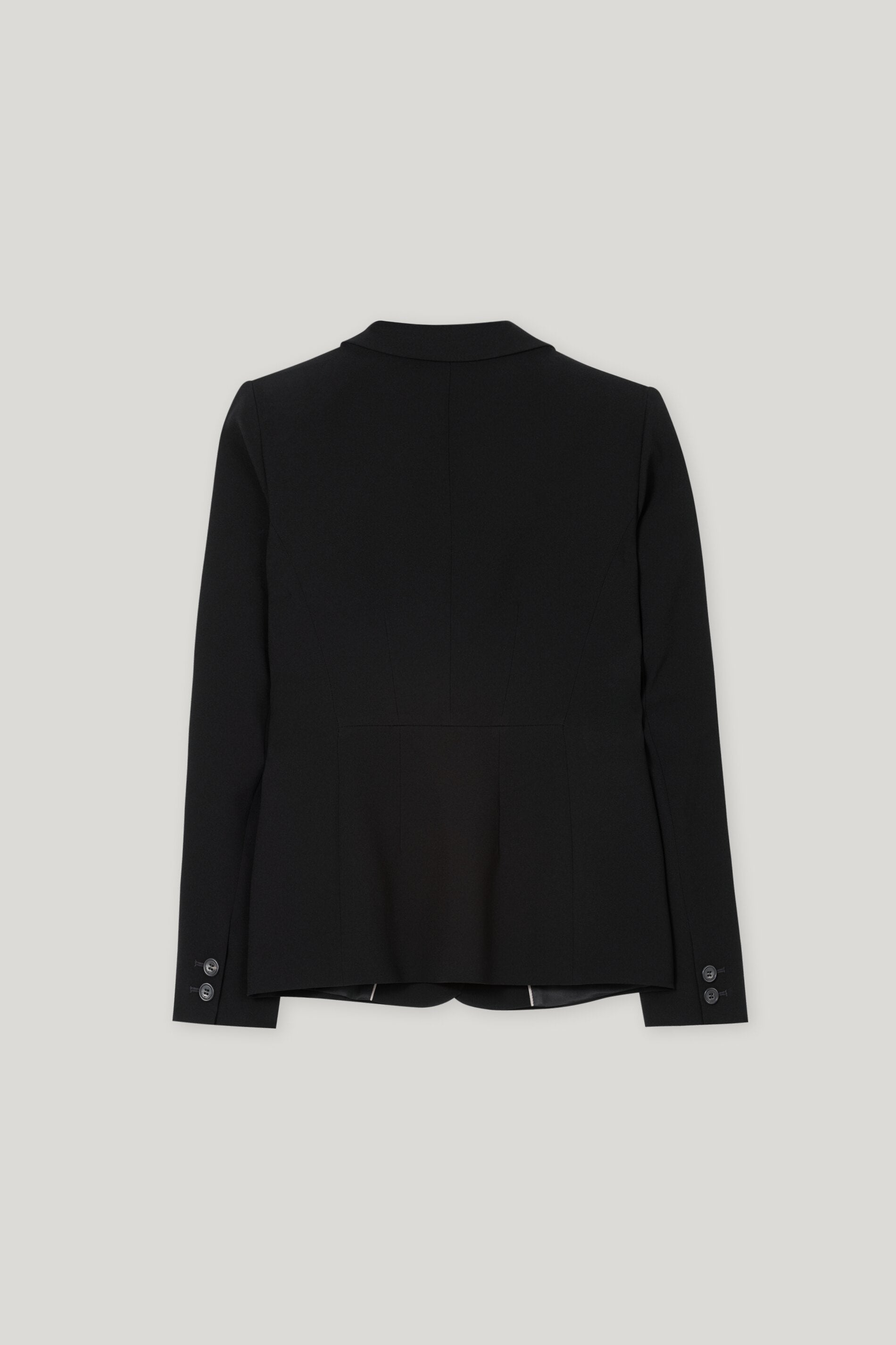 Blazer aus Techno Sablé - black - Standard | Artikel Rück