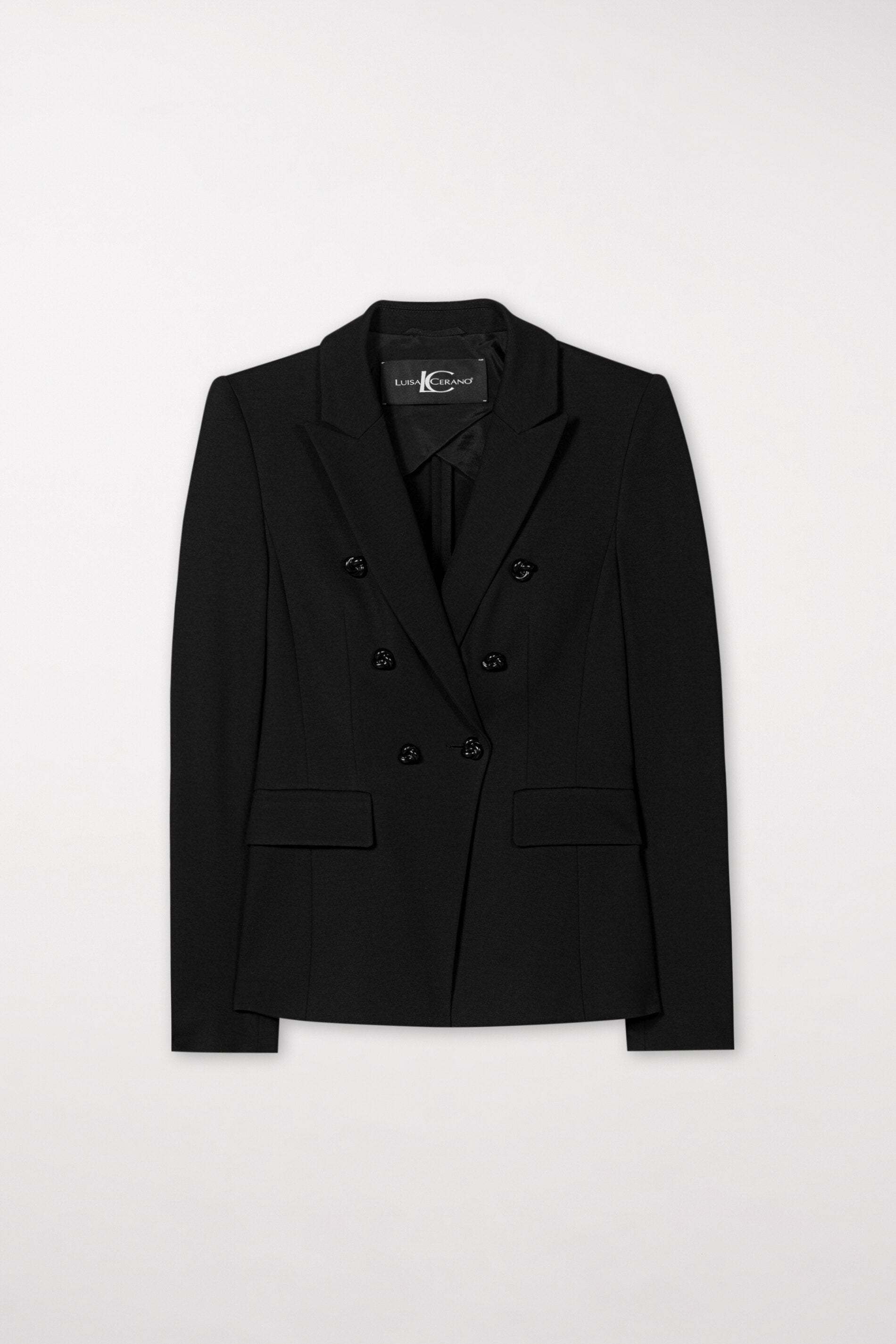 Blazer aus Punto-Milano - black - Standard | Artikel Front