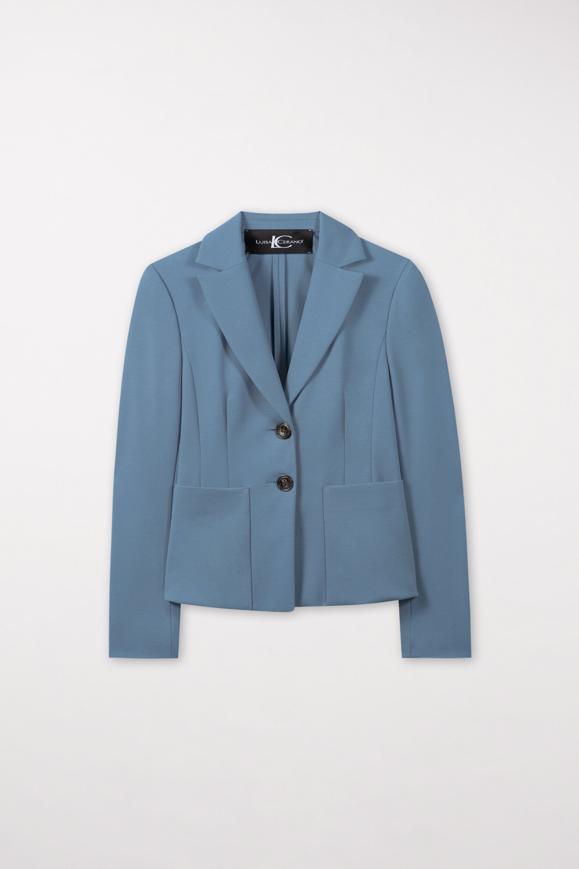 Blazer aus Punto-Milano - smoky blue - Standard | Artikel Front