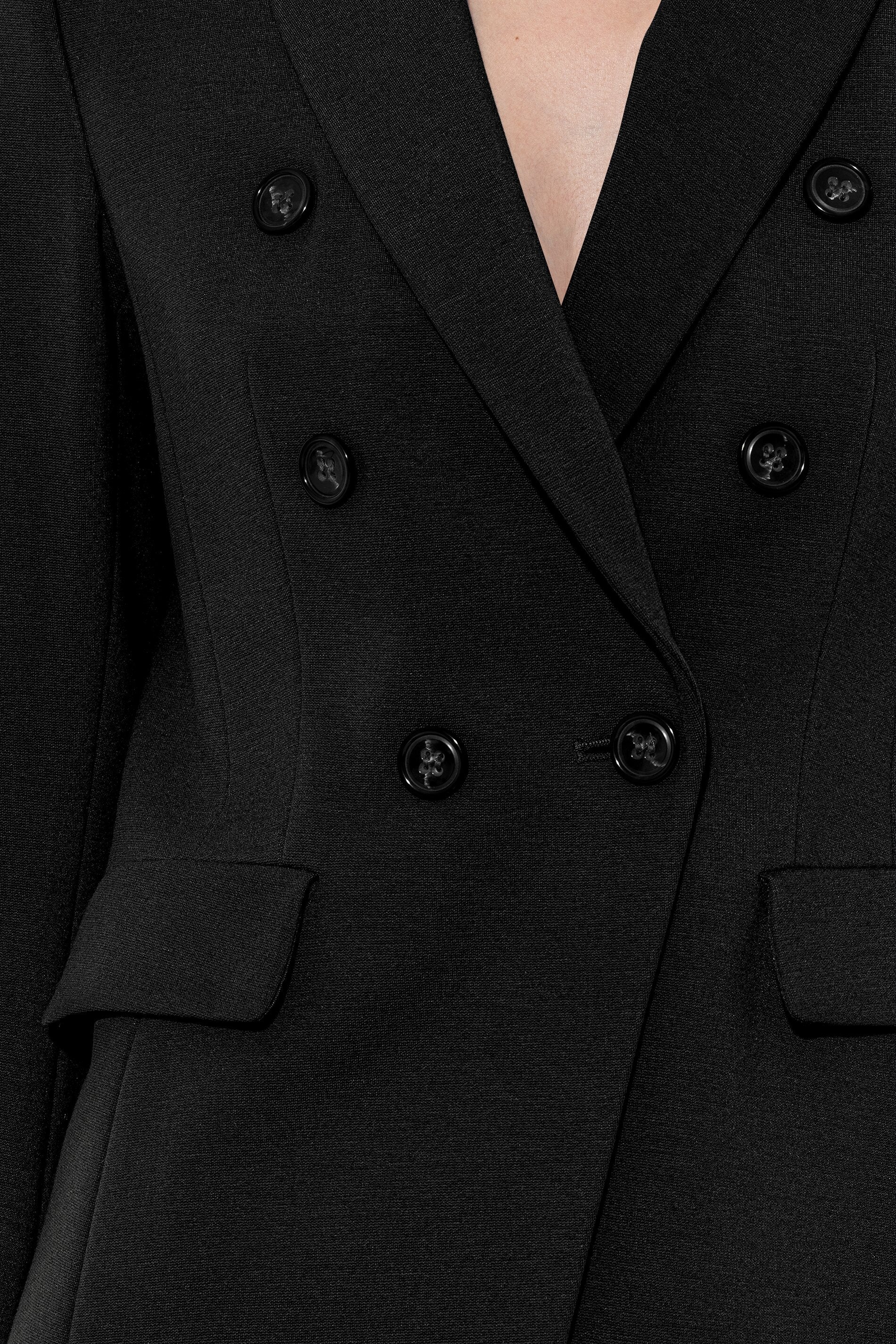 Blazer aus Punto-Milano - black - Standard | Model Detail