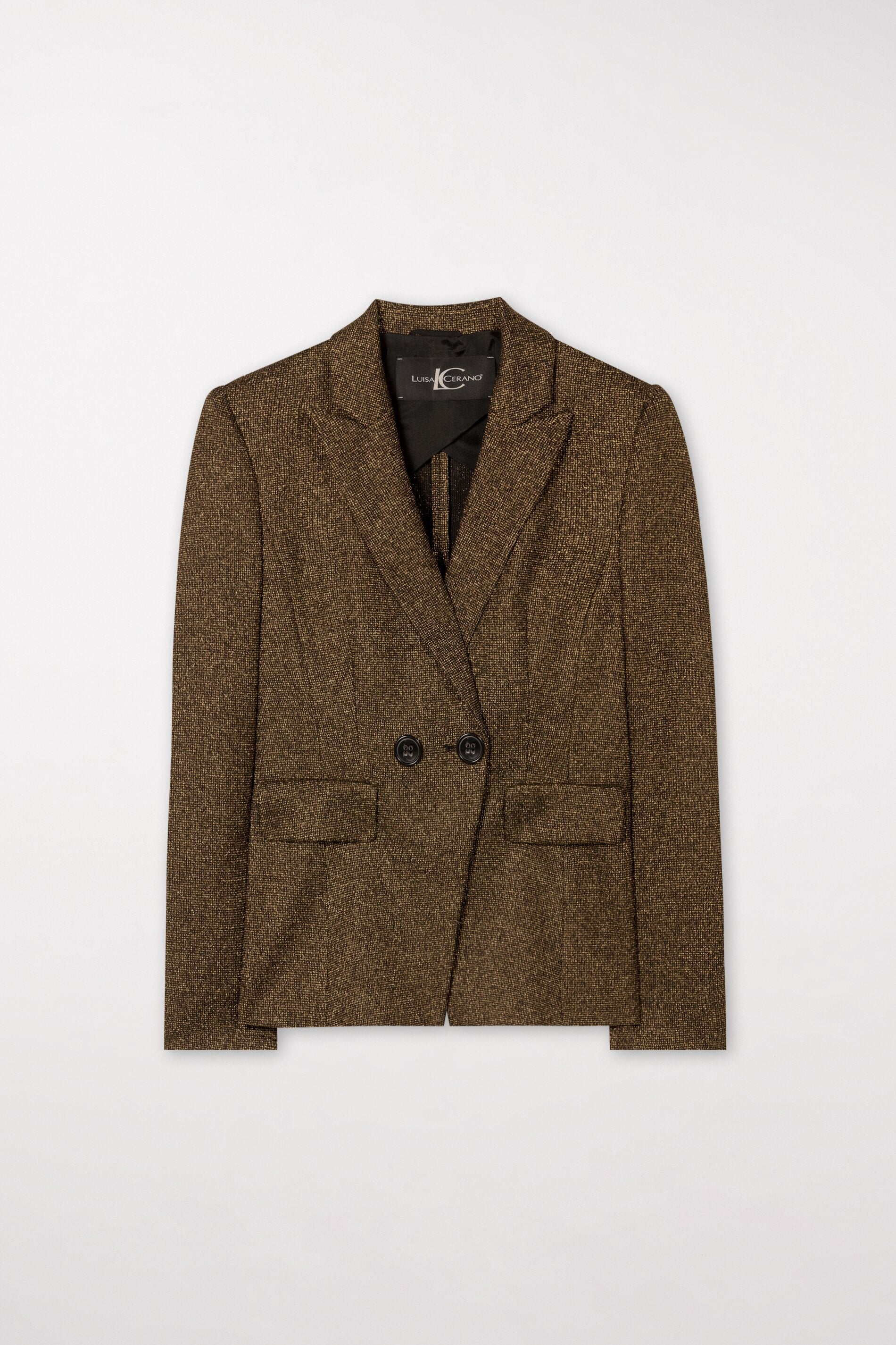 Blazer mit Metallic-Effekt - gold metallic - Standard | Artikel Front