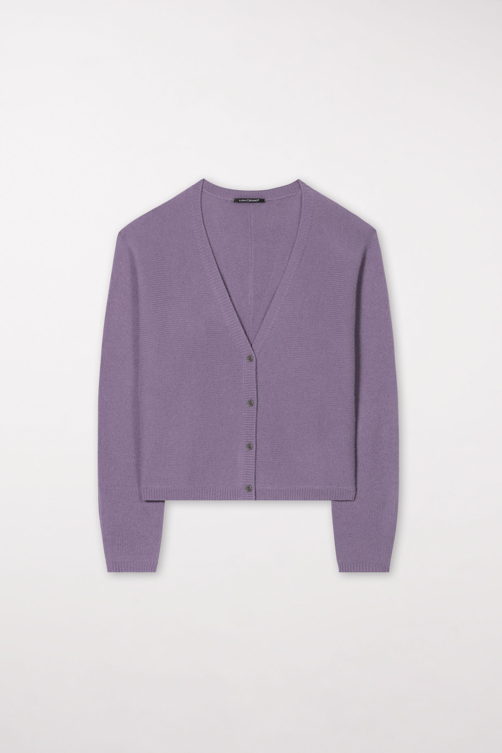 Cardigan aus Kaschmir-Mix - mauve - Standard | Artikel Front