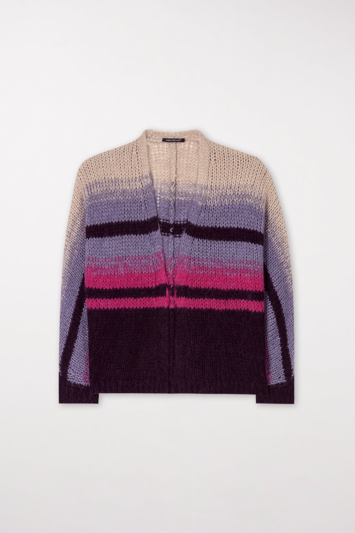Cardigan mit Fancy-Stripe - multi - Standard | Artikel Front