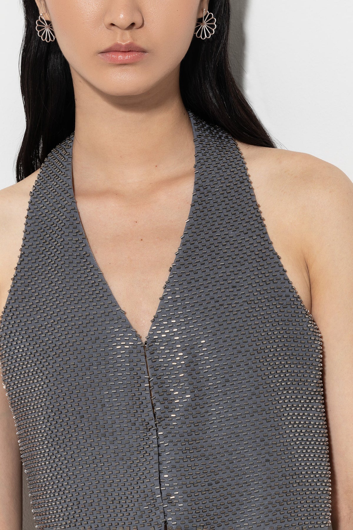 Glitzer-Neckholderweste - multi - Standard | Model Detail