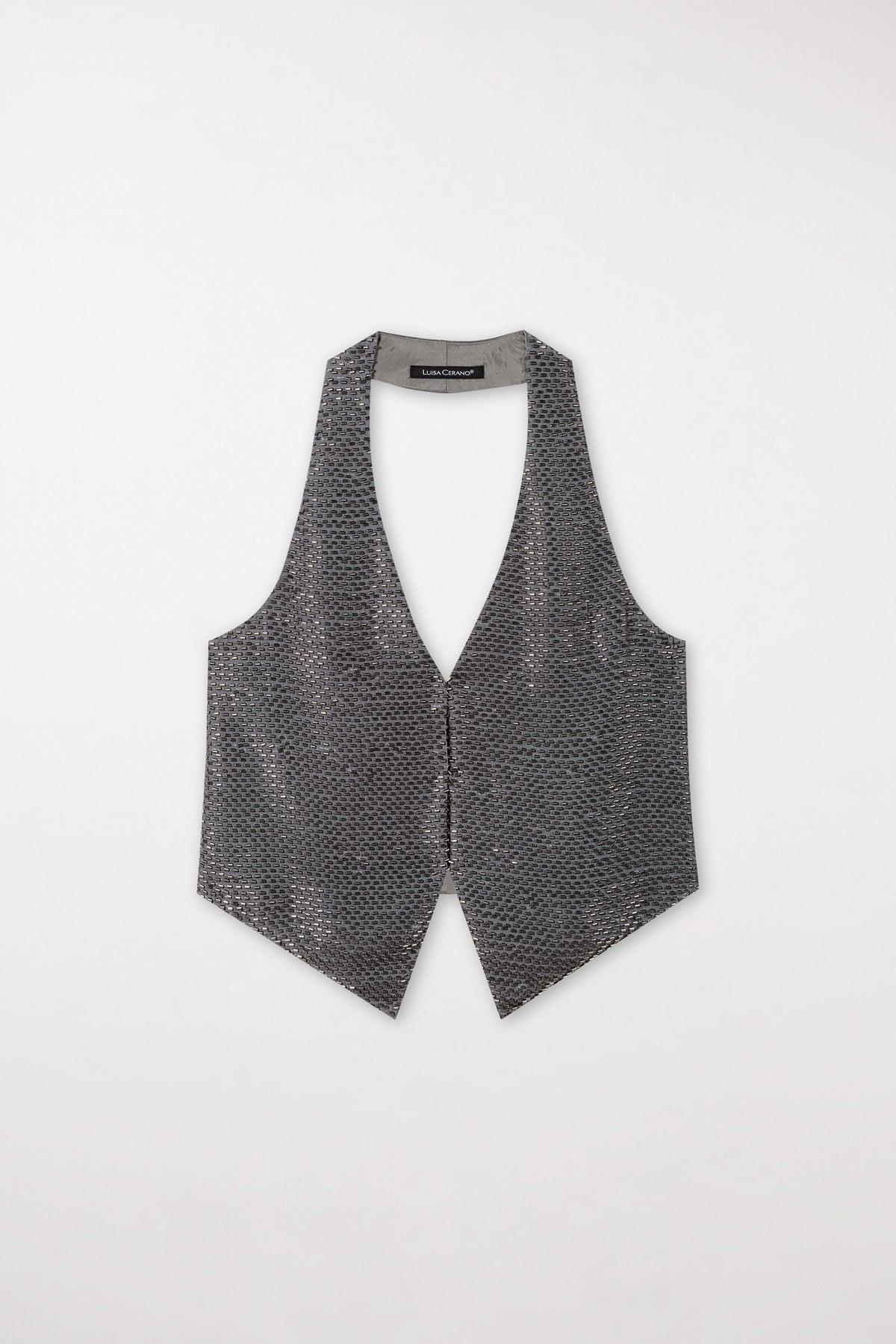 Glitzer-Neckholderweste - multi - Standard | Artikel Front