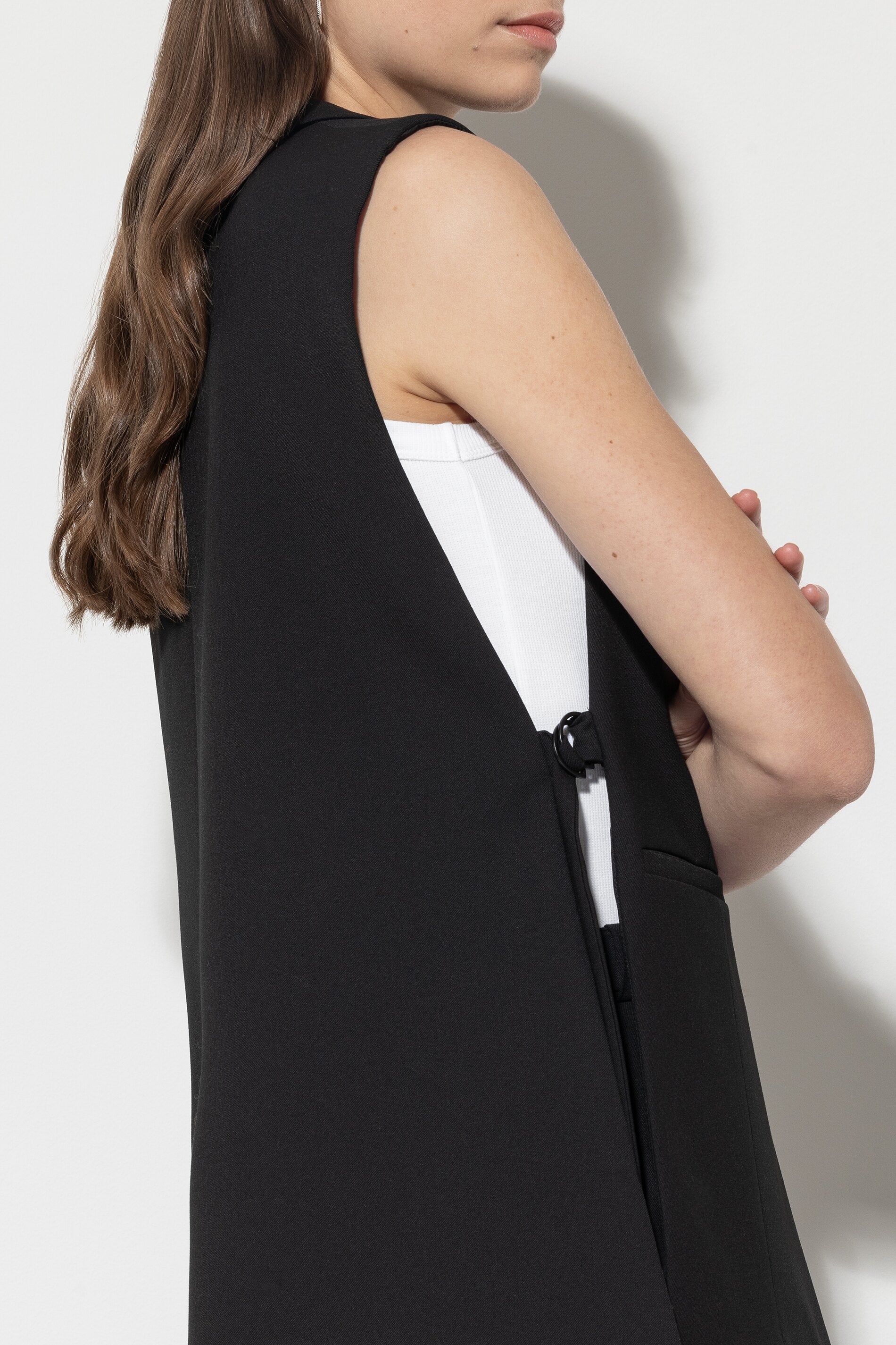 Blazerweste mit D-Ring - black - Standard | Model Detail