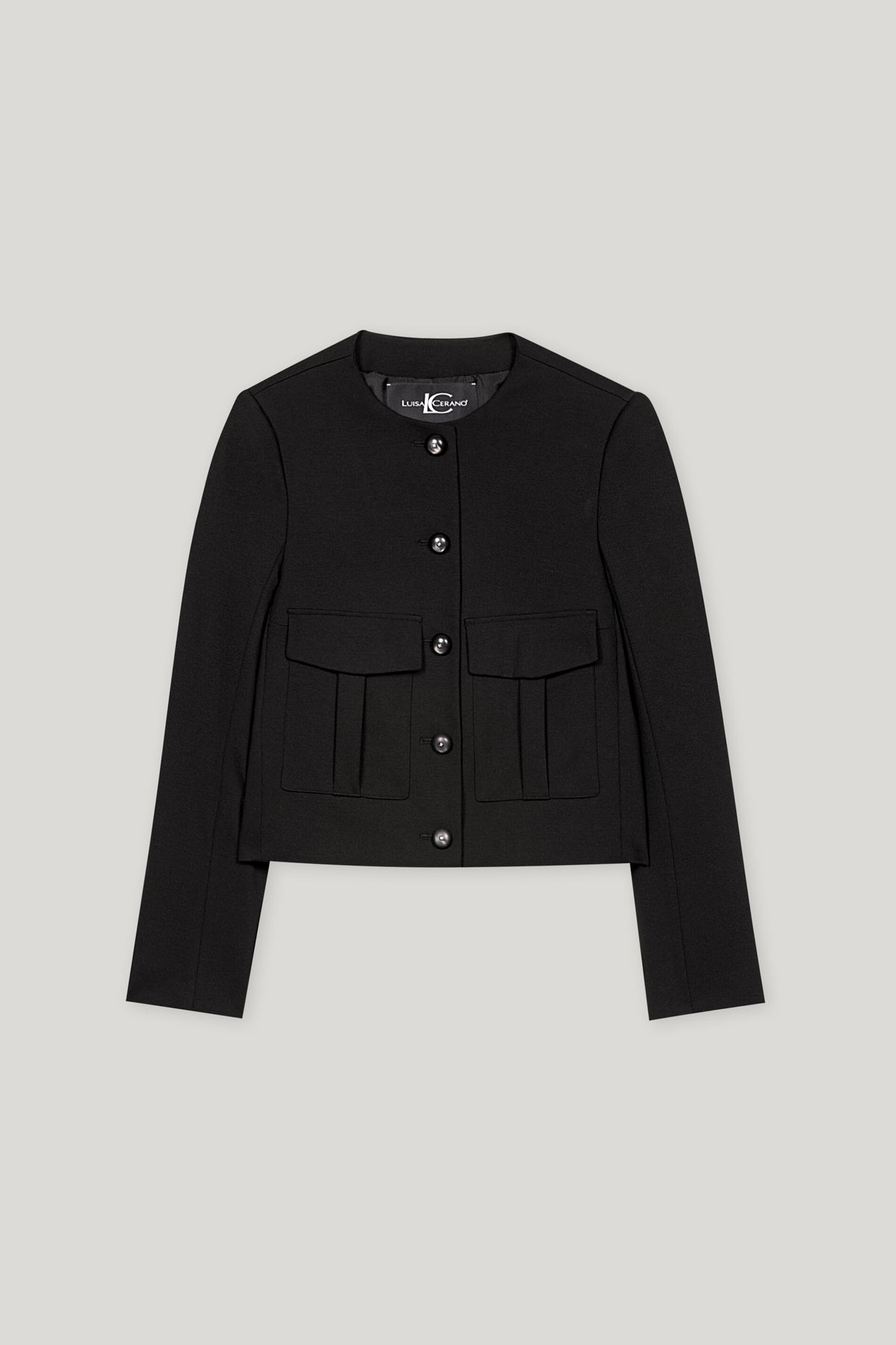 Jacke aus Punto-Milano - deep black - Standard | Artikel Front