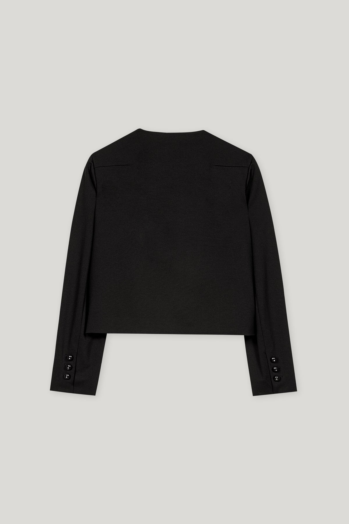 Jacke aus Punto-Milano - deep black - Standard | Artikel Rück