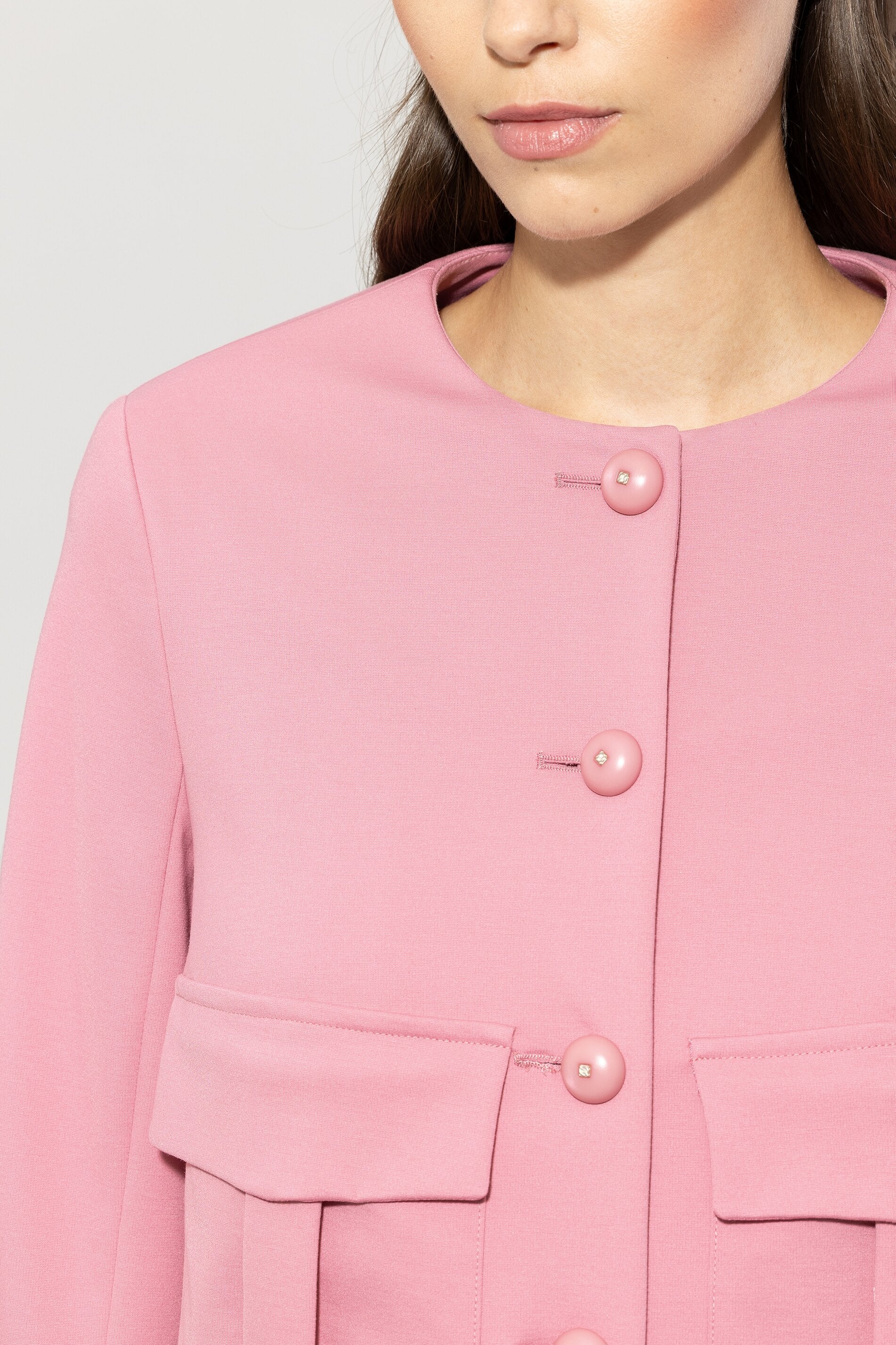 Jacke aus Punto-Milano - cherry blossom - Standard | Model Detail