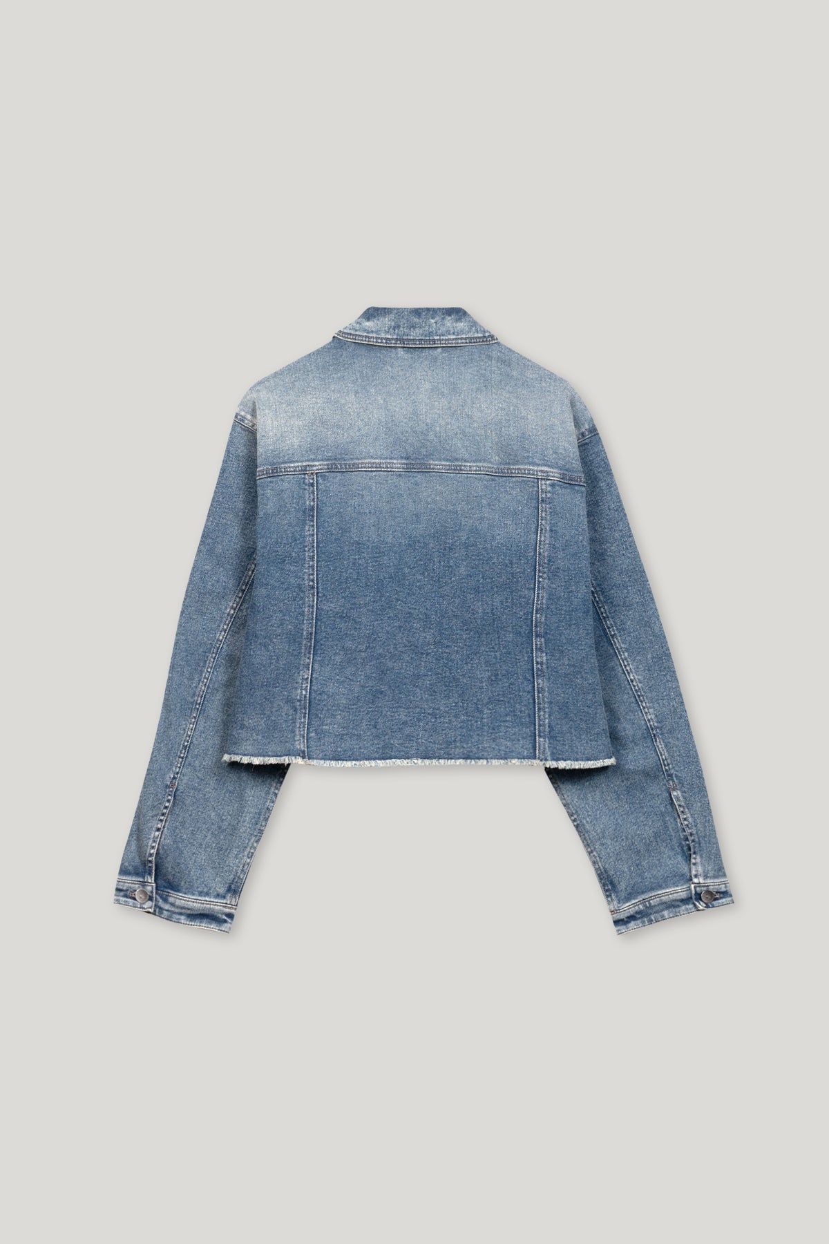 Vintage-Denimjacke - denim blue - mit Patch | Artikel Rück