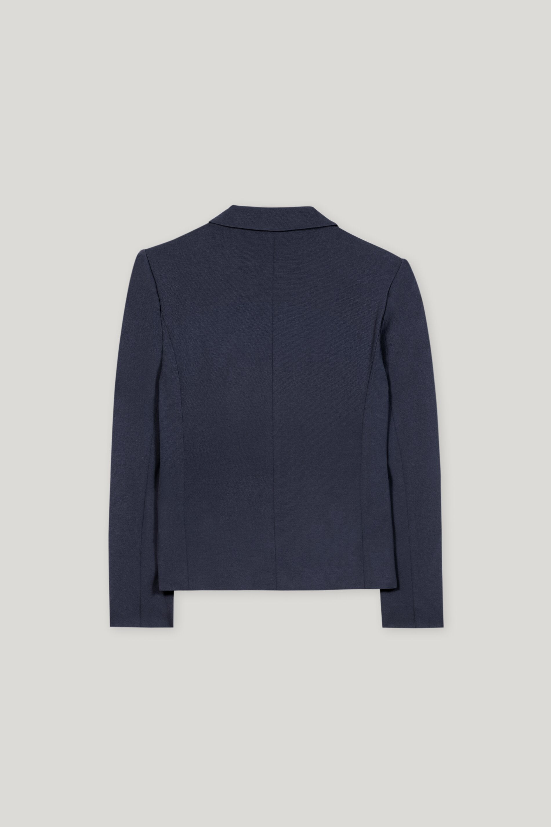 Blazer aus Punto-Milano - jeans blue - Standard | Artikel Rück