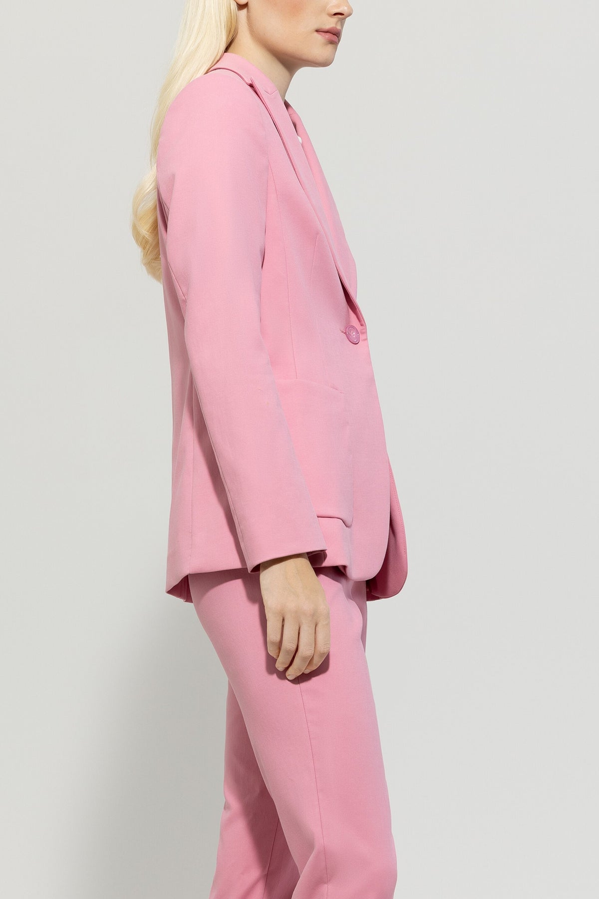 Stretch-Gabardine-Blazer - cherry blossom - Standard | Model Seite