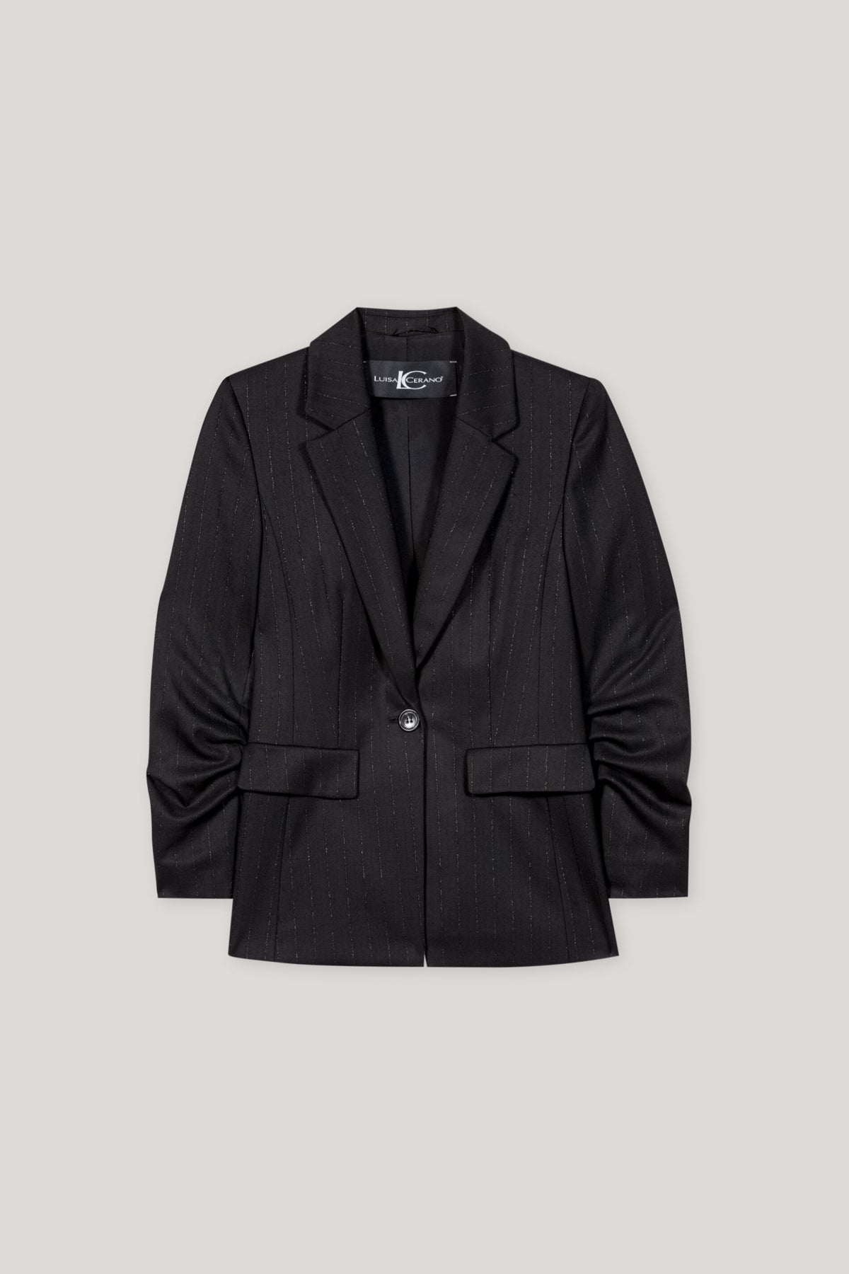 Blazer mit Nadelstreifen - deep black - Standard | Artikel Front