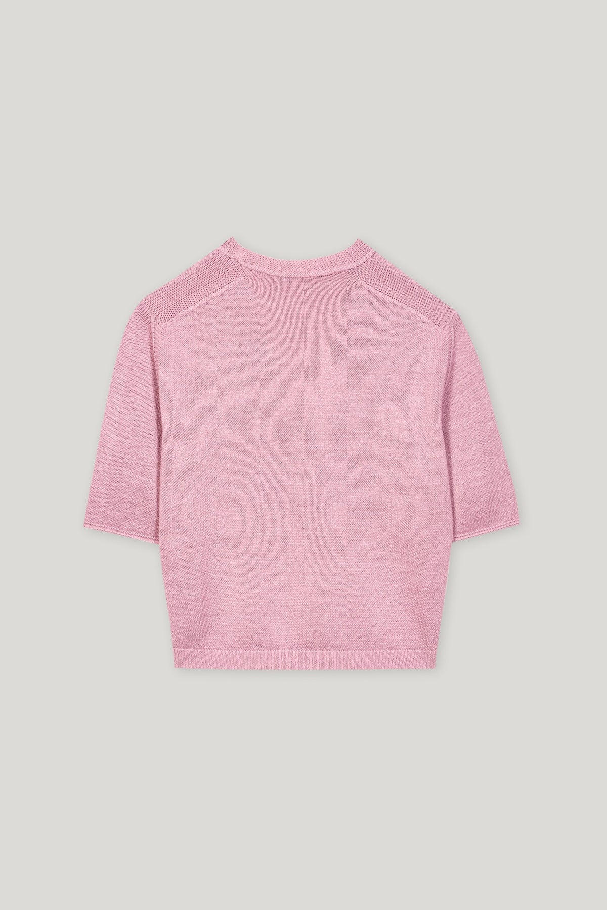 Cardigan aus Leinen-Mix - fresh rose - Standard | Artikel Rück