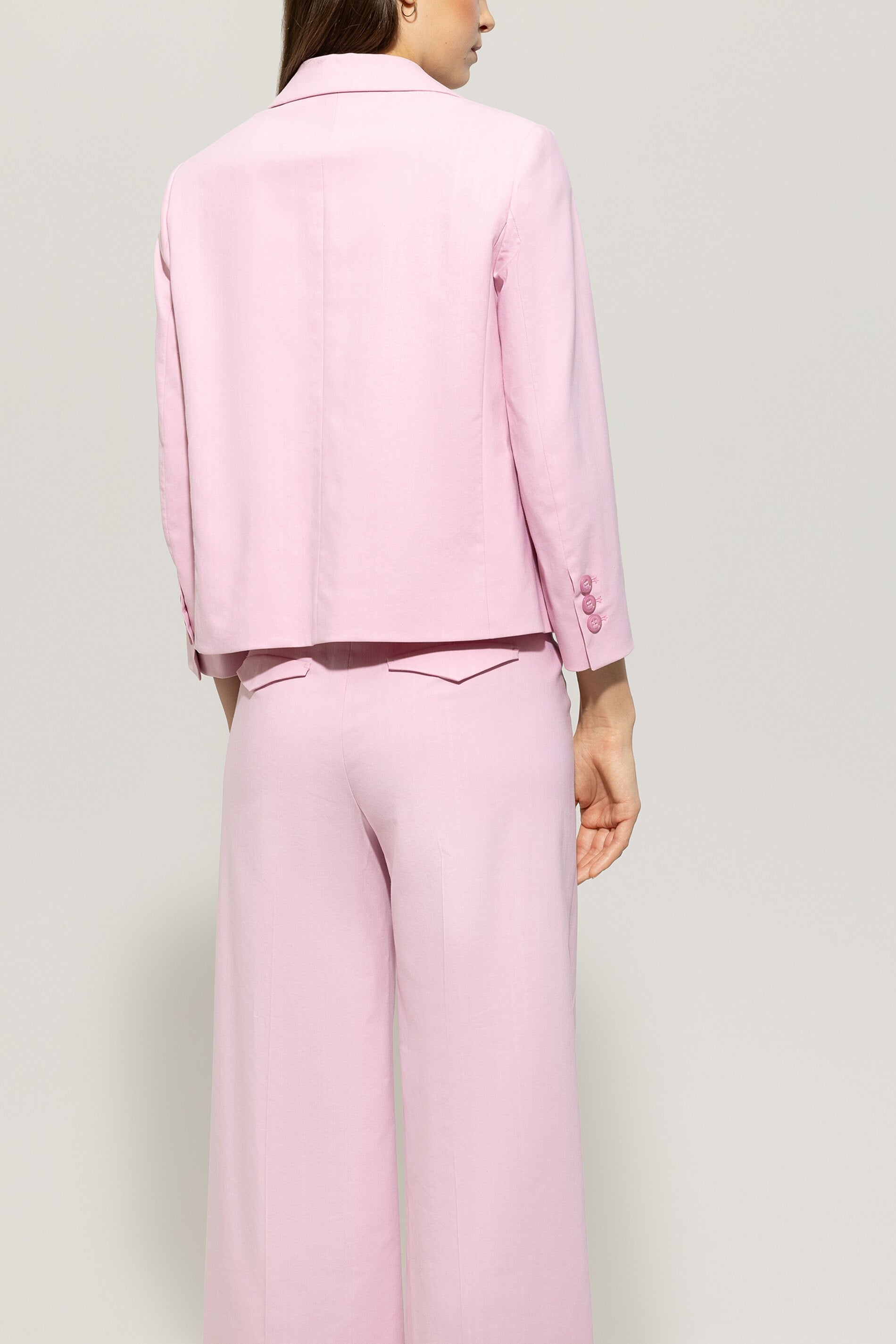 Twill-Blazer - fresh rose - Standard | Model Rück