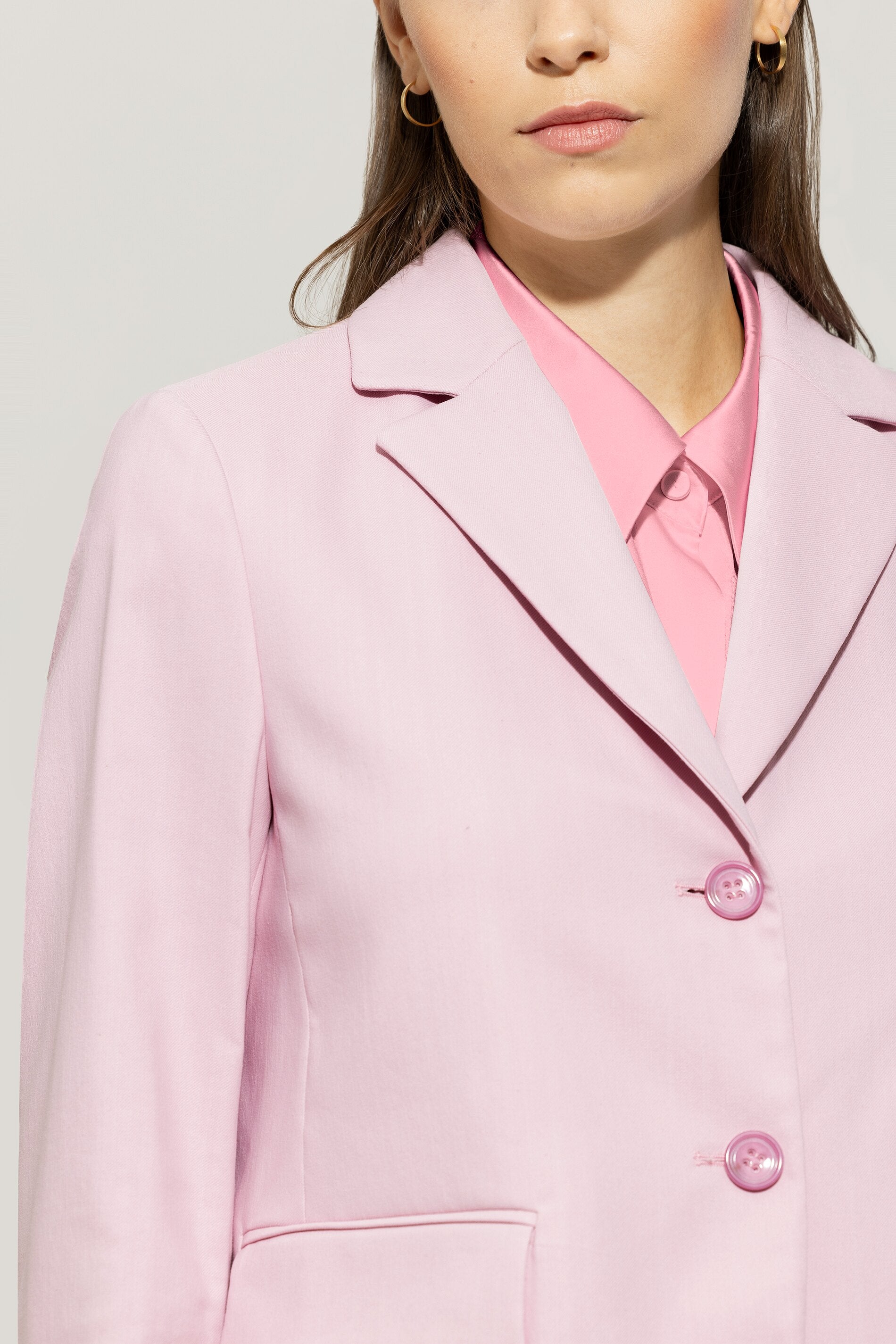 Twill-Blazer - fresh rose - Standard | Model Detail