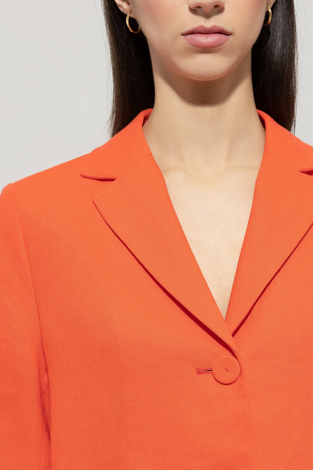 Blazer aus Leinen-Mix - hibiscus - Standard | Model Detail