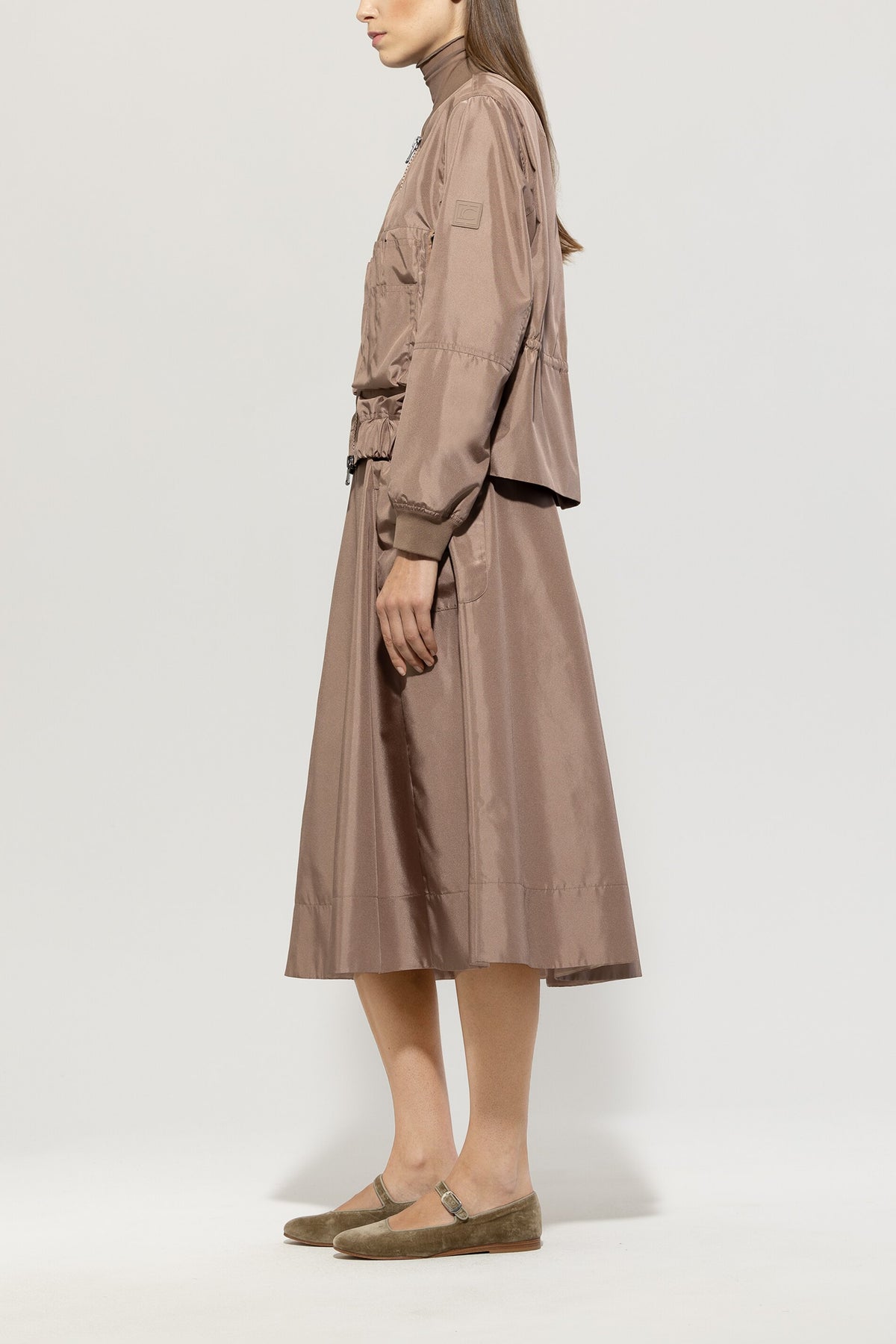 Taft-Blouson - mushroom - Standard | Model Seite