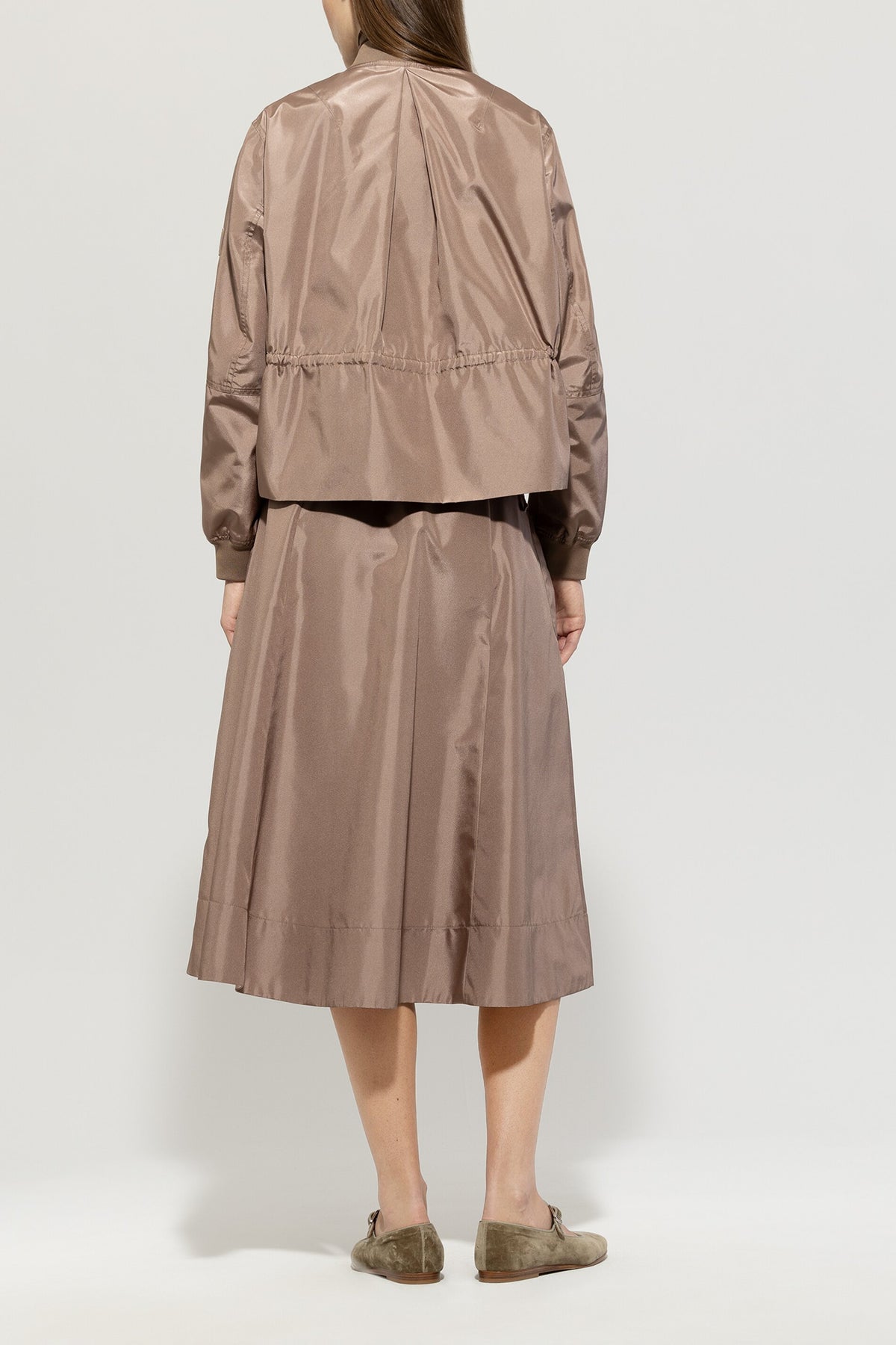 Taft-Blouson - mushroom - Standard | Model Rück