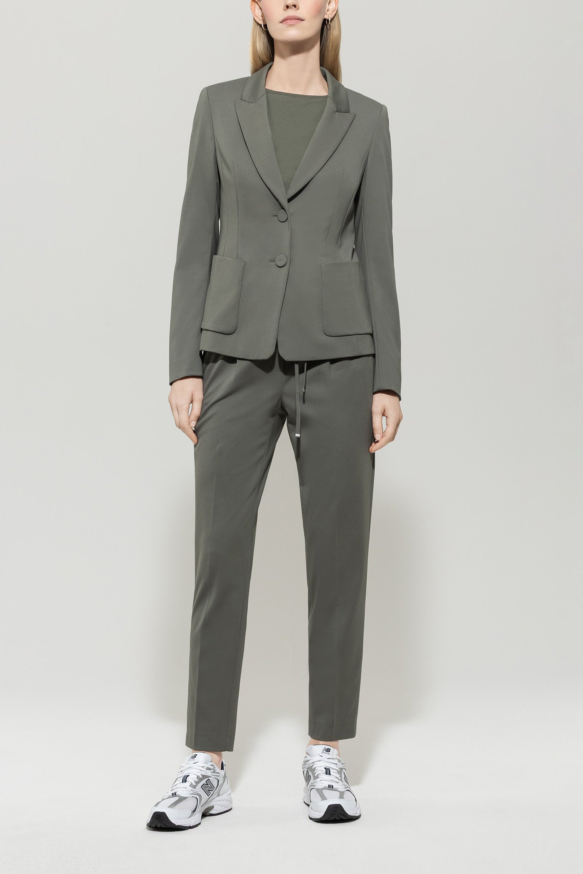 Blazer made from Punto-Milano cool khaki Standard