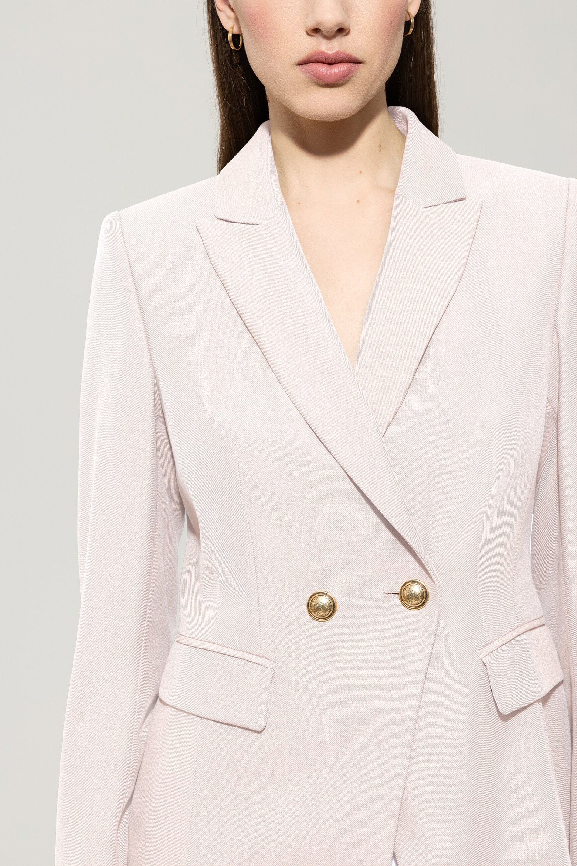Gabardine-Blazer - creamy powder - Standard | Model Detail