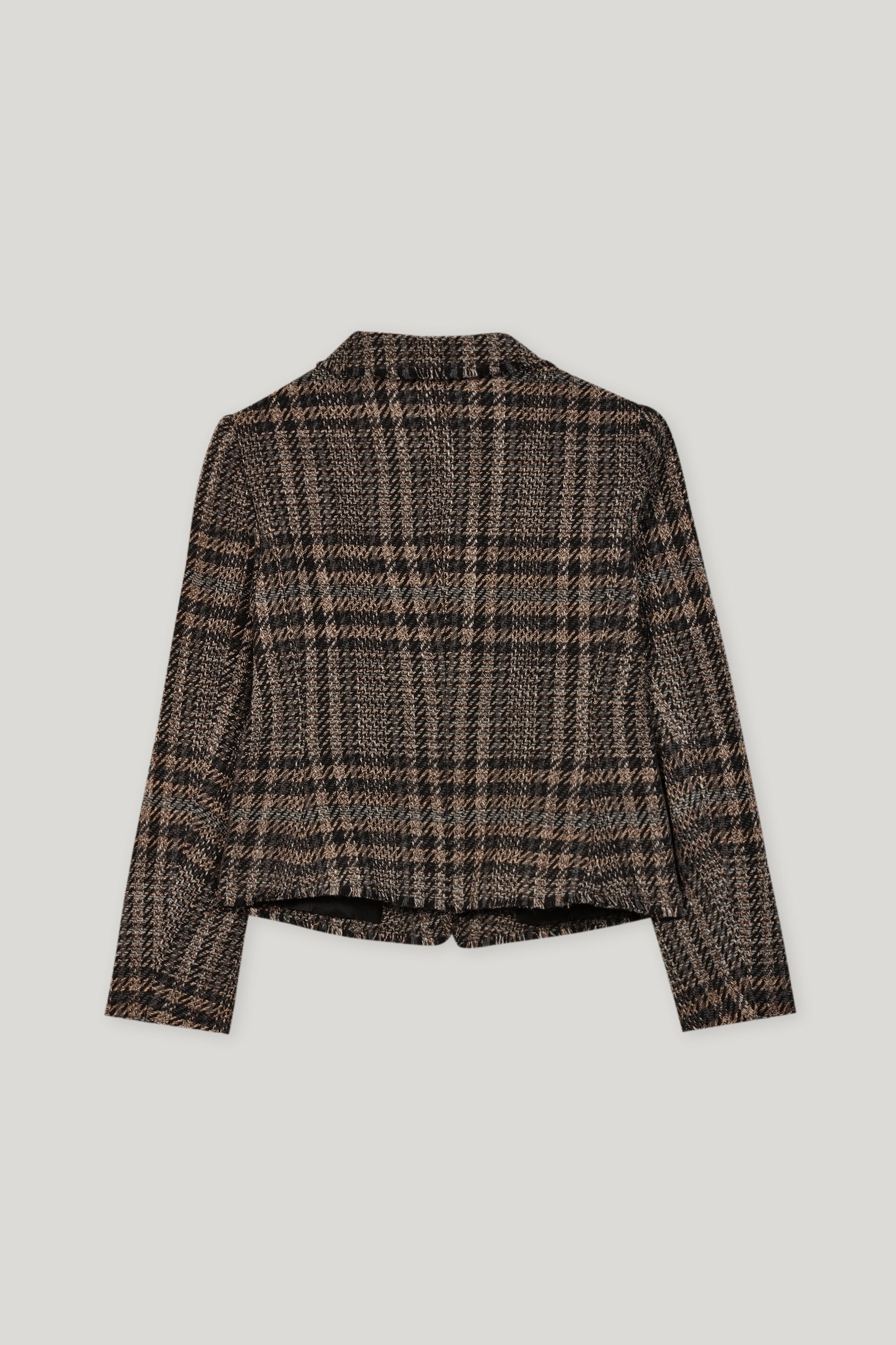 Karo-Ein-Knopf-Blazer - multi - Standard | Artikel Rück