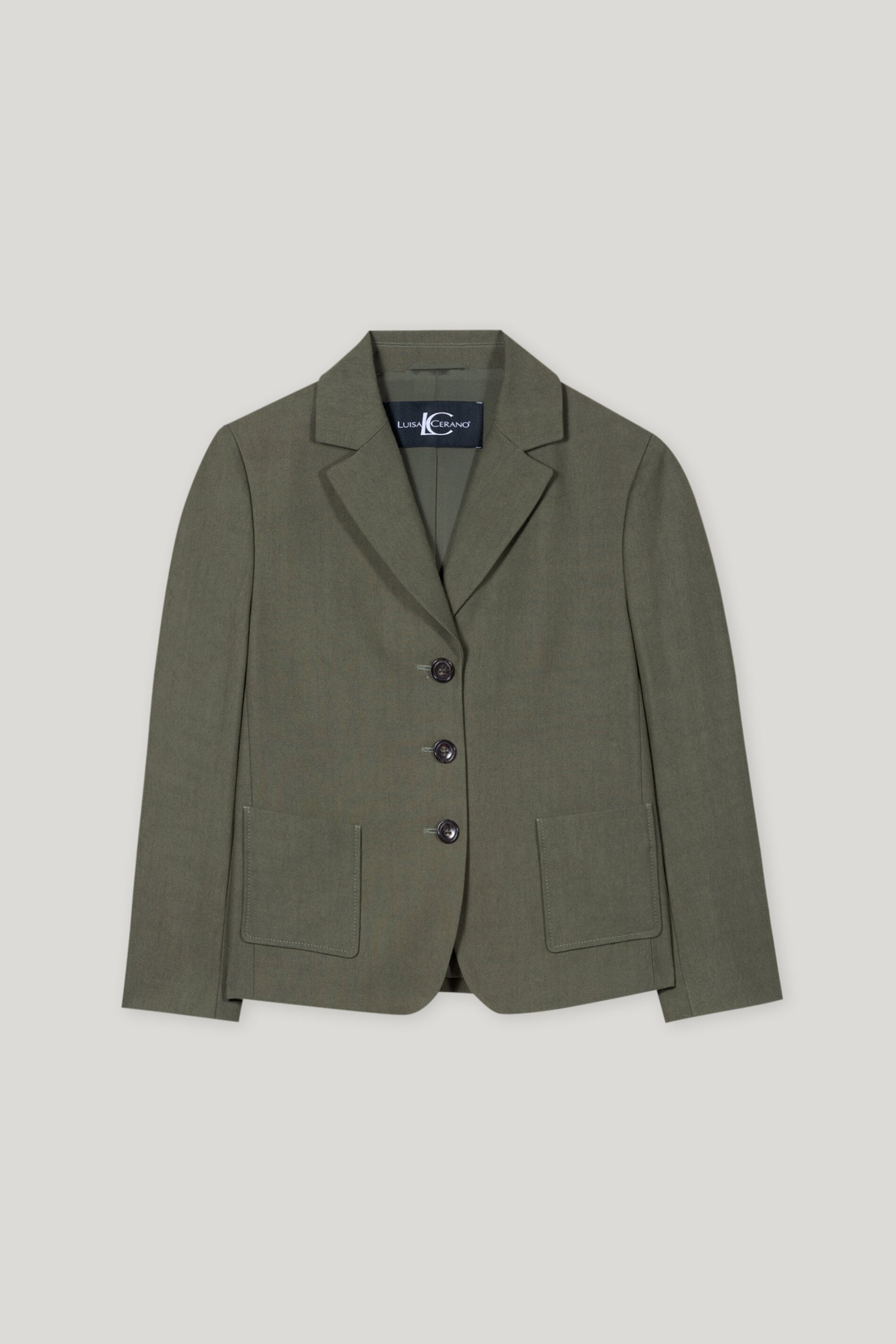 Blazer mit Panama-Bindung - cool khaki - Standard | Artikel Front