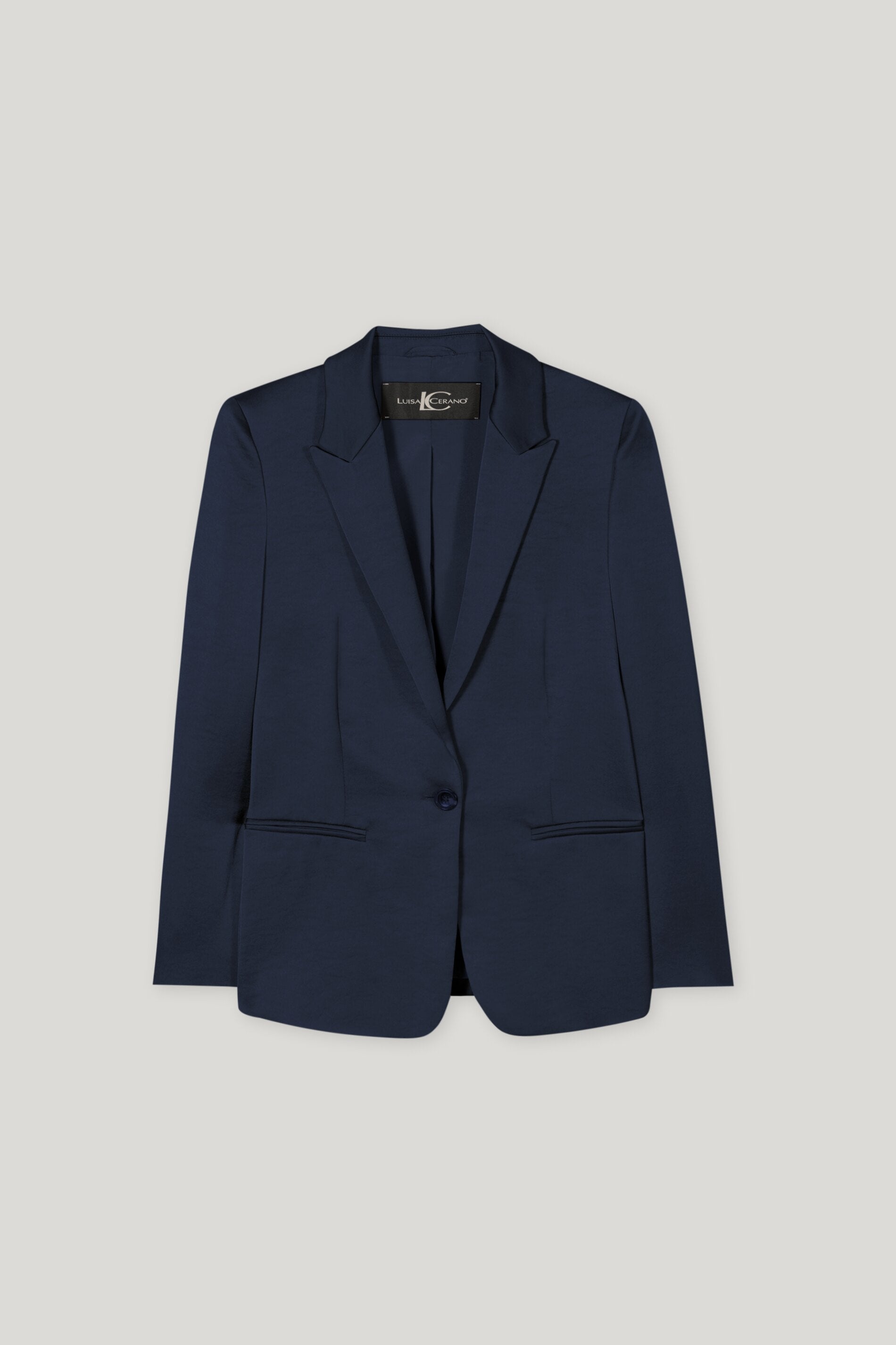 Ein-Knopf-Blazer - dark blue - Standard | Artikel Front