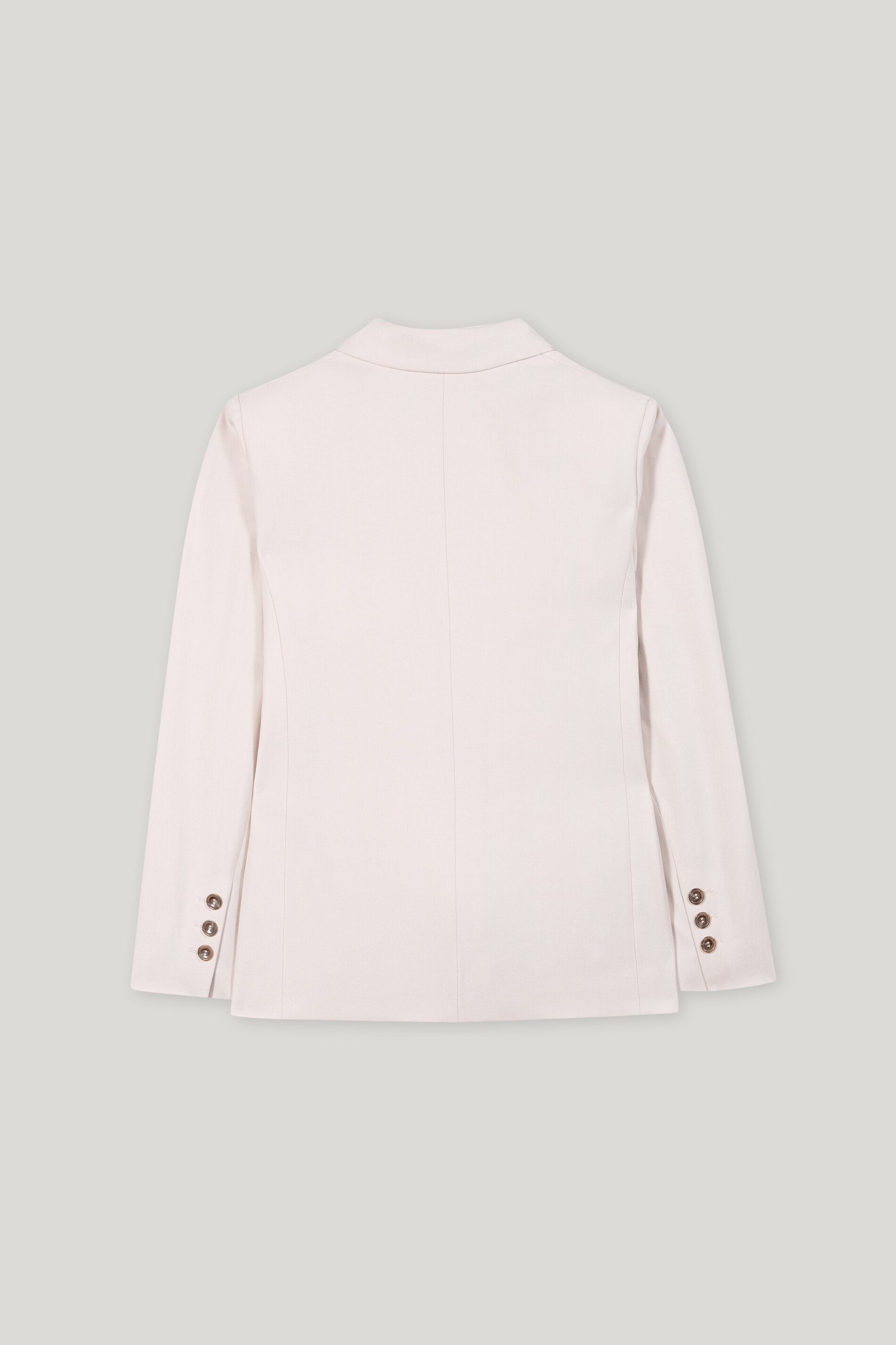 Gabardine-Ein-Knopf-Blazer - creamy powder - Standard | Artikel Rück