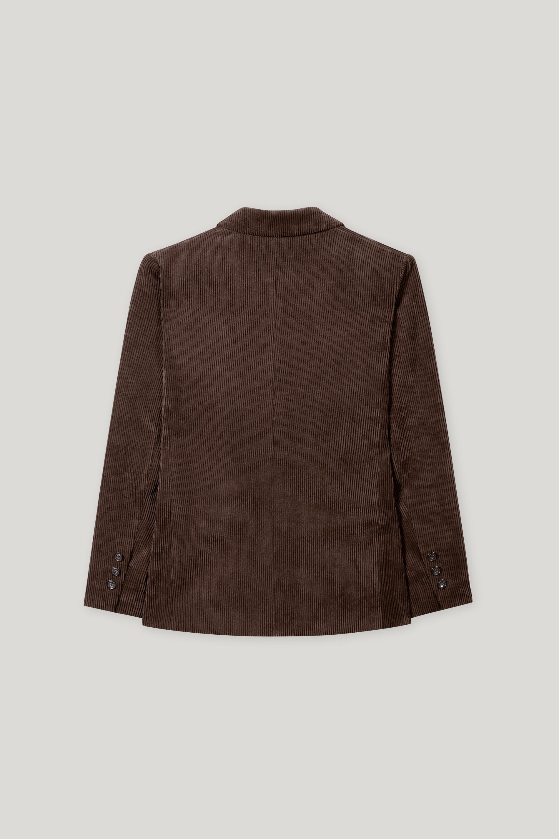 Cord-Ein-Knopf-Blazer - espresso - Standard | Artikel Rück