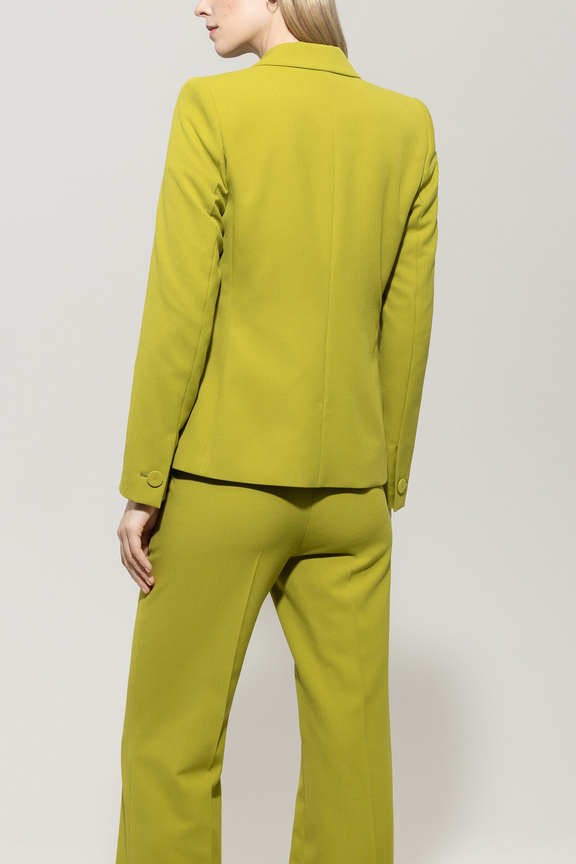 Smoking-Blazer - acid green - Standard | Model Rück