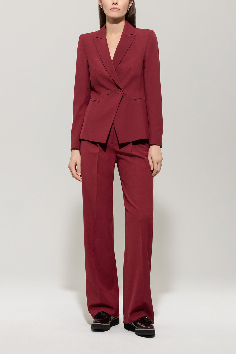 Smoking-Blazer - berry red - Standard