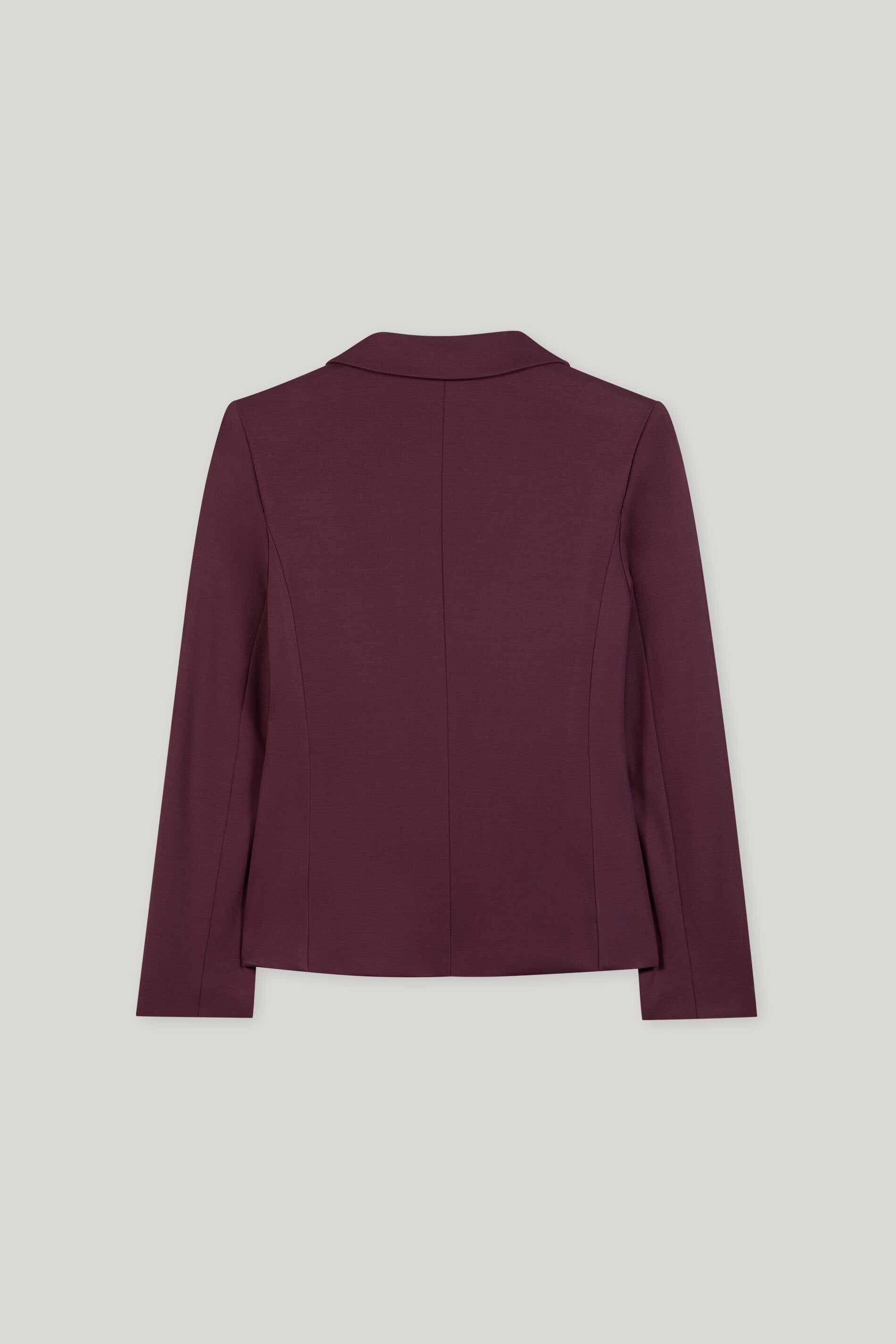 Blazer aus Punto-Milano - burgundy - Standard | Artikel Rück