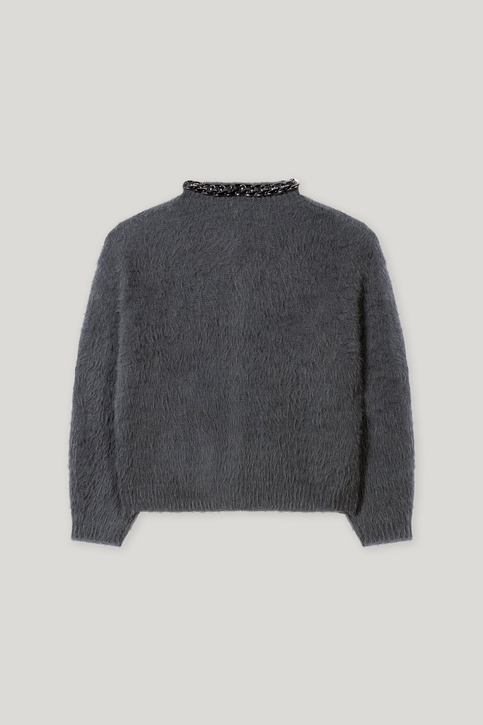 Cardigan mit Chunky-Chain - urban grey - Standard | Artikel Rück