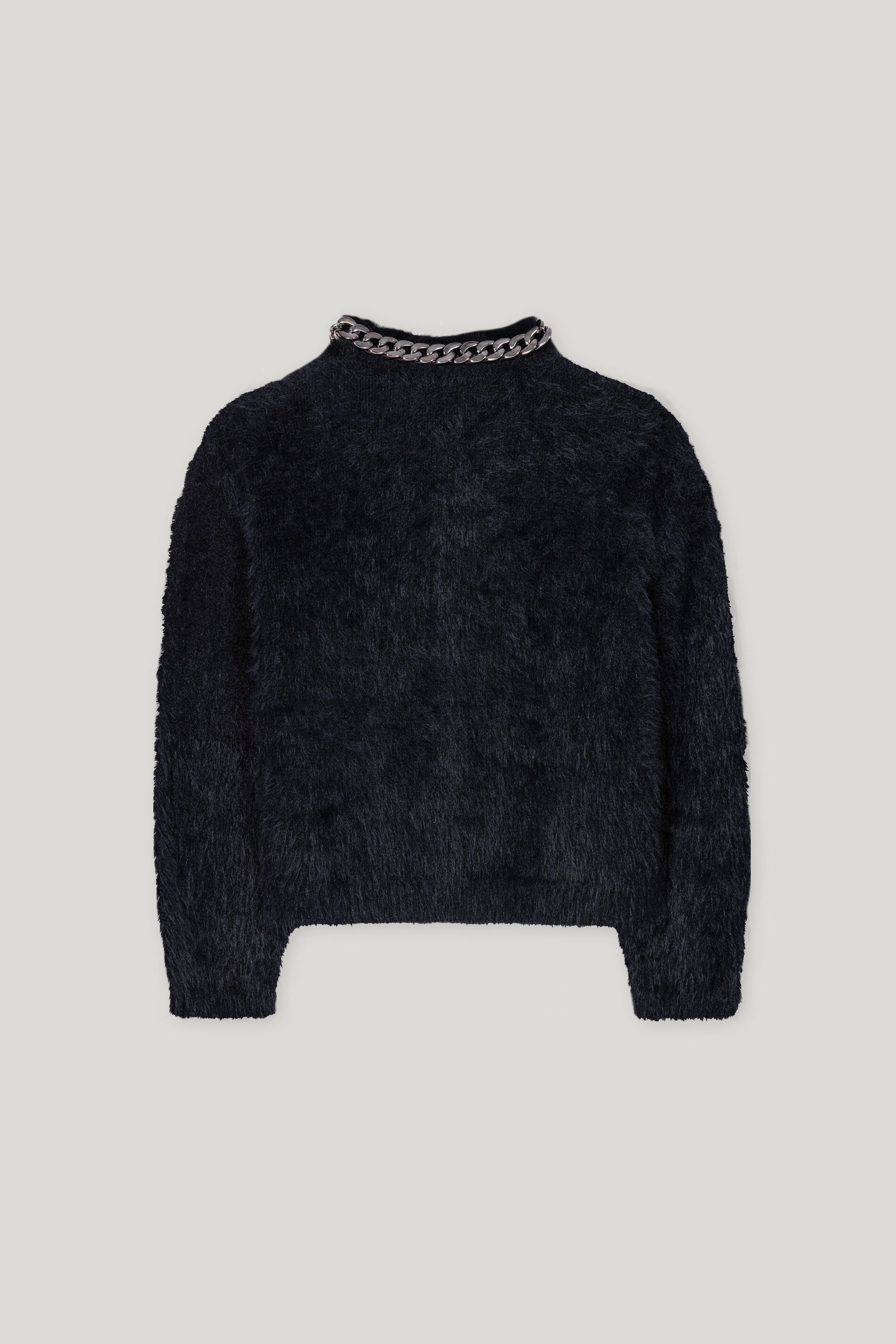 Cardigan mit Chunky-Chain - deep black - Standard | Artikel Rück