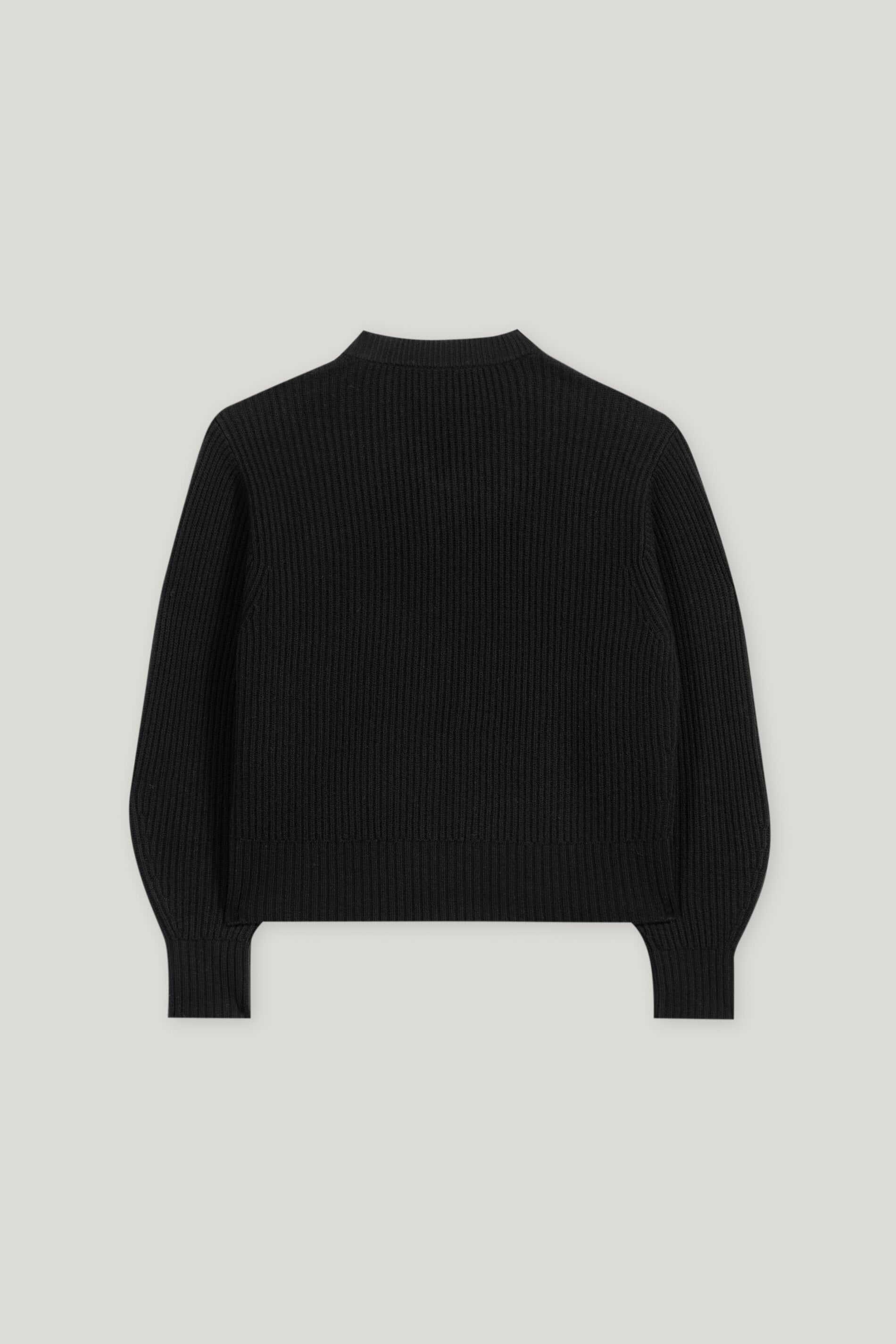 Cardigan in Blouson-Optik - deep black - Standard | Artikel Rück