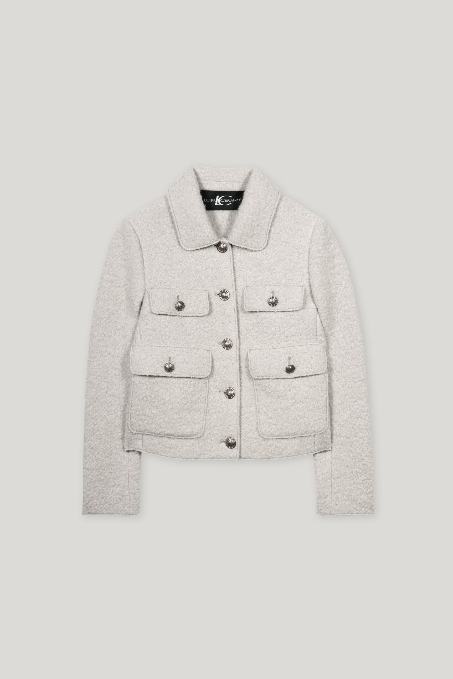 Jacke aus Woll-Mix - oyster - Standard | Artikel Front