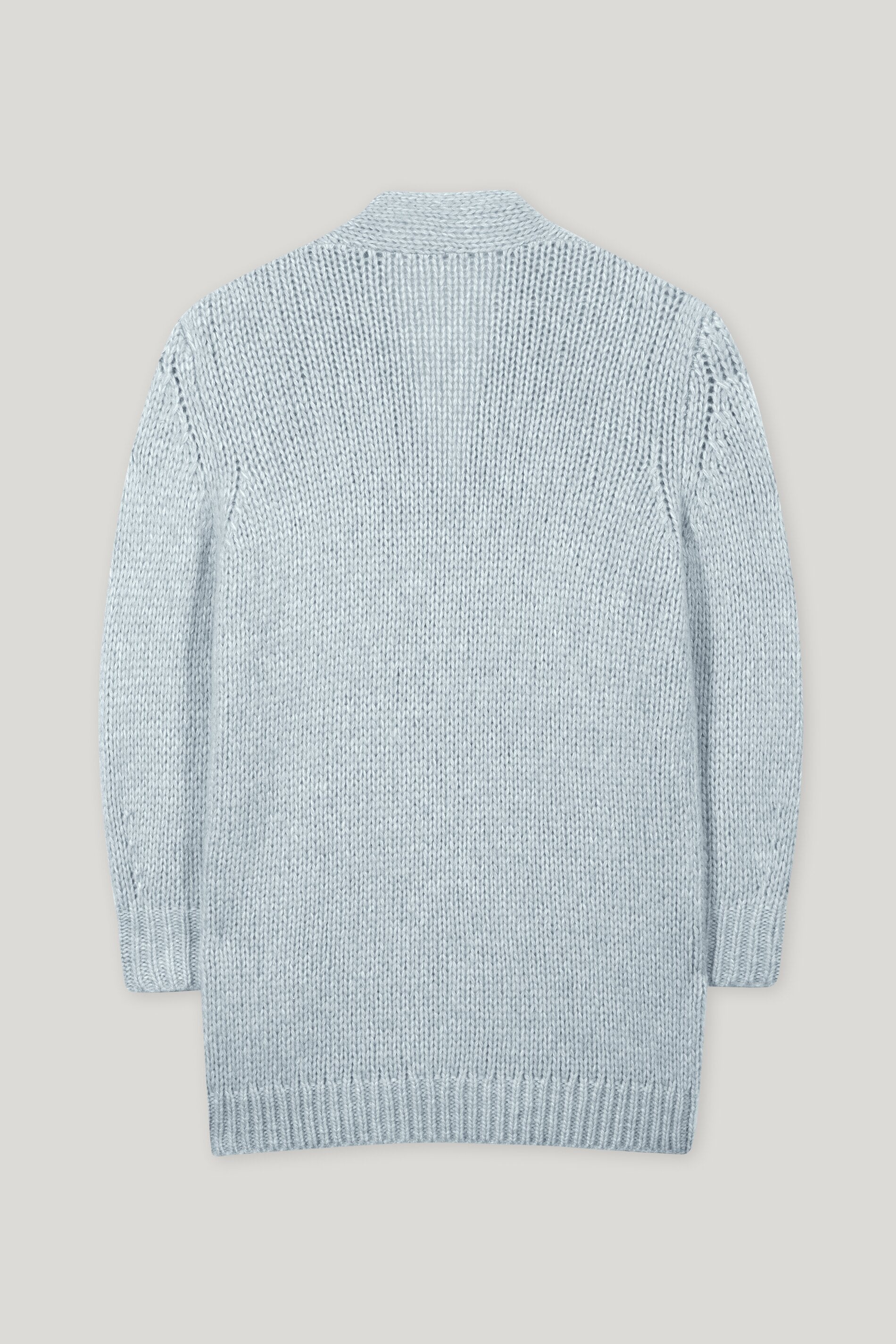 Long-Cardigan mit Open-Front - light blue - Standard | Artikel Rück