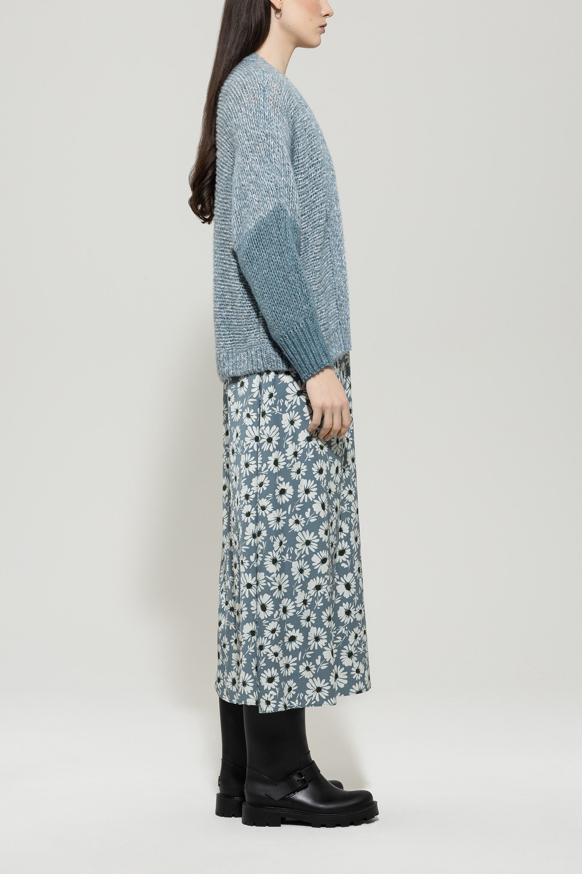 Cardigan mit Degradé-Effekt - multi - Standard | Model Seite