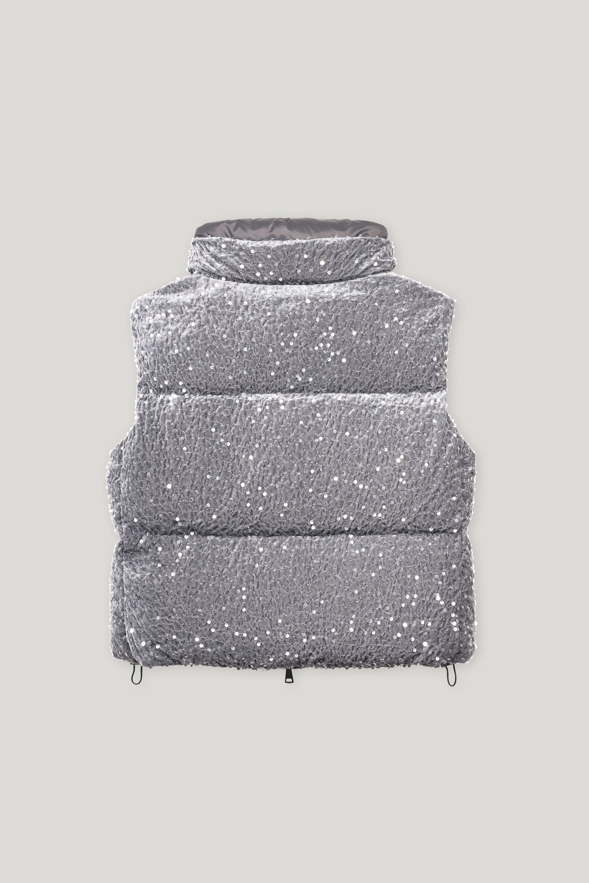 Samt-Daunenweste - urban grey - Standard | Artikel Rück